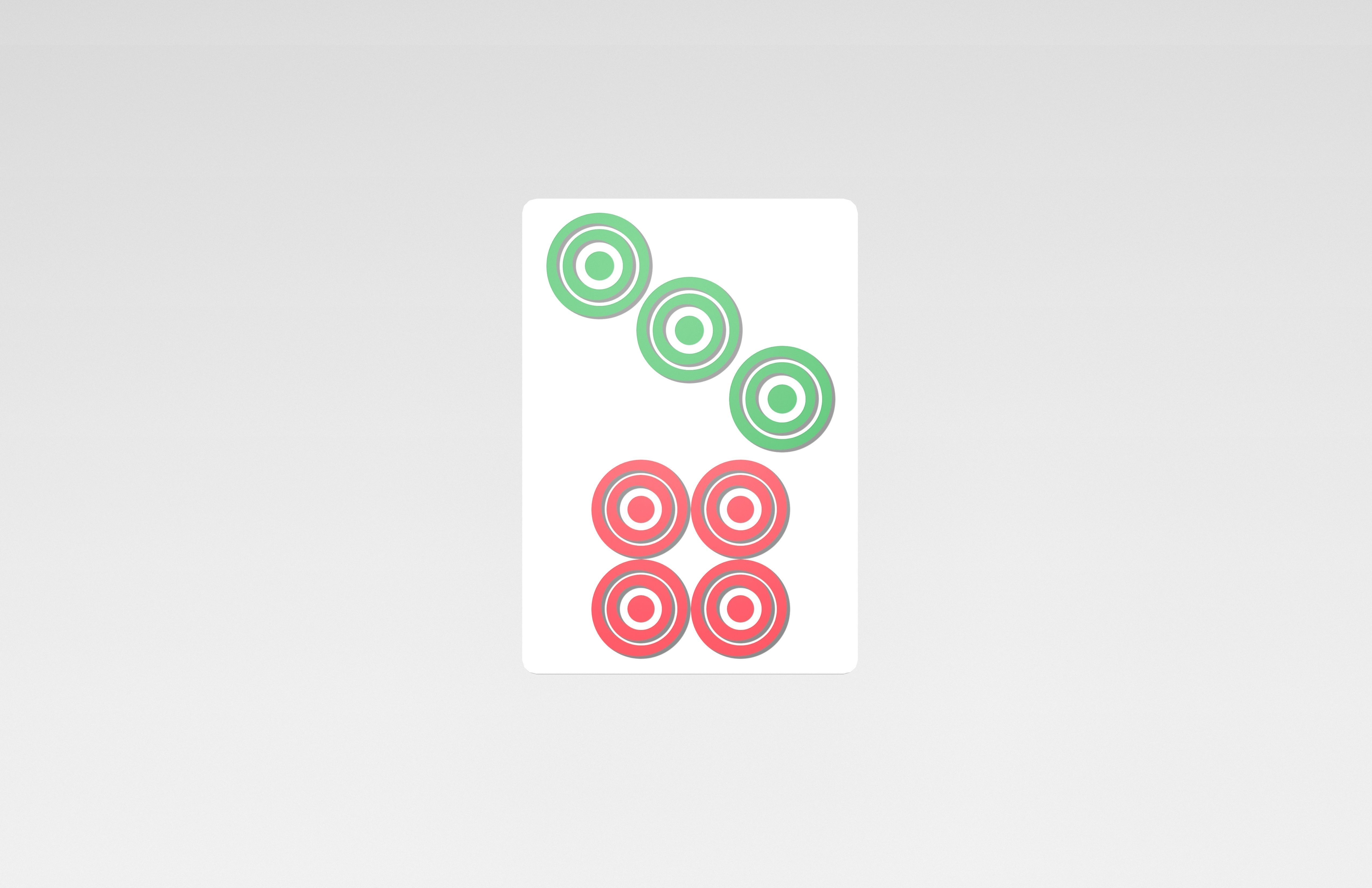 Mahjong V1 Mega Pack Low-poly 3D model_110