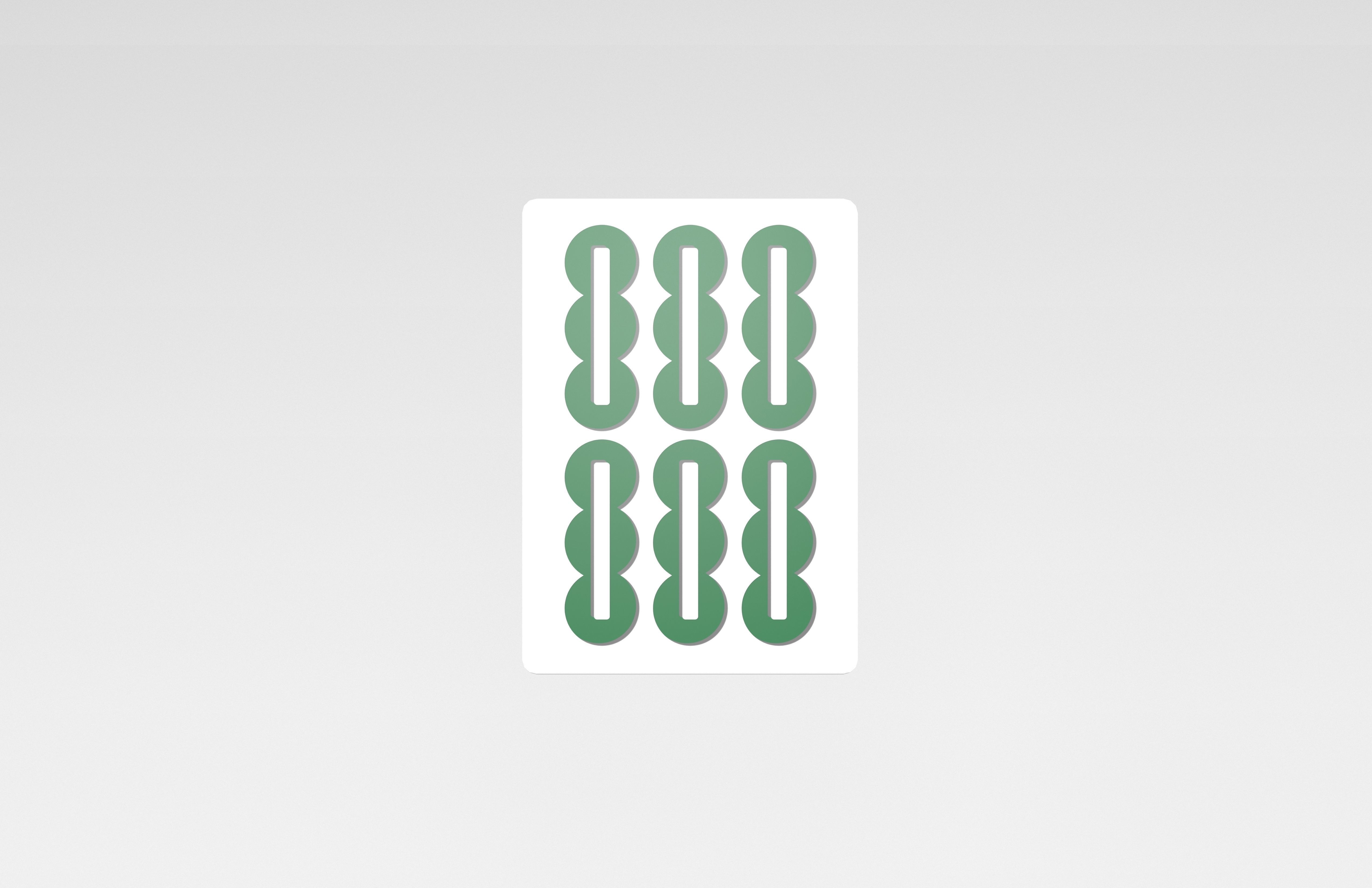 Mahjong V1 Mega Pack Low-poly 3D model_133