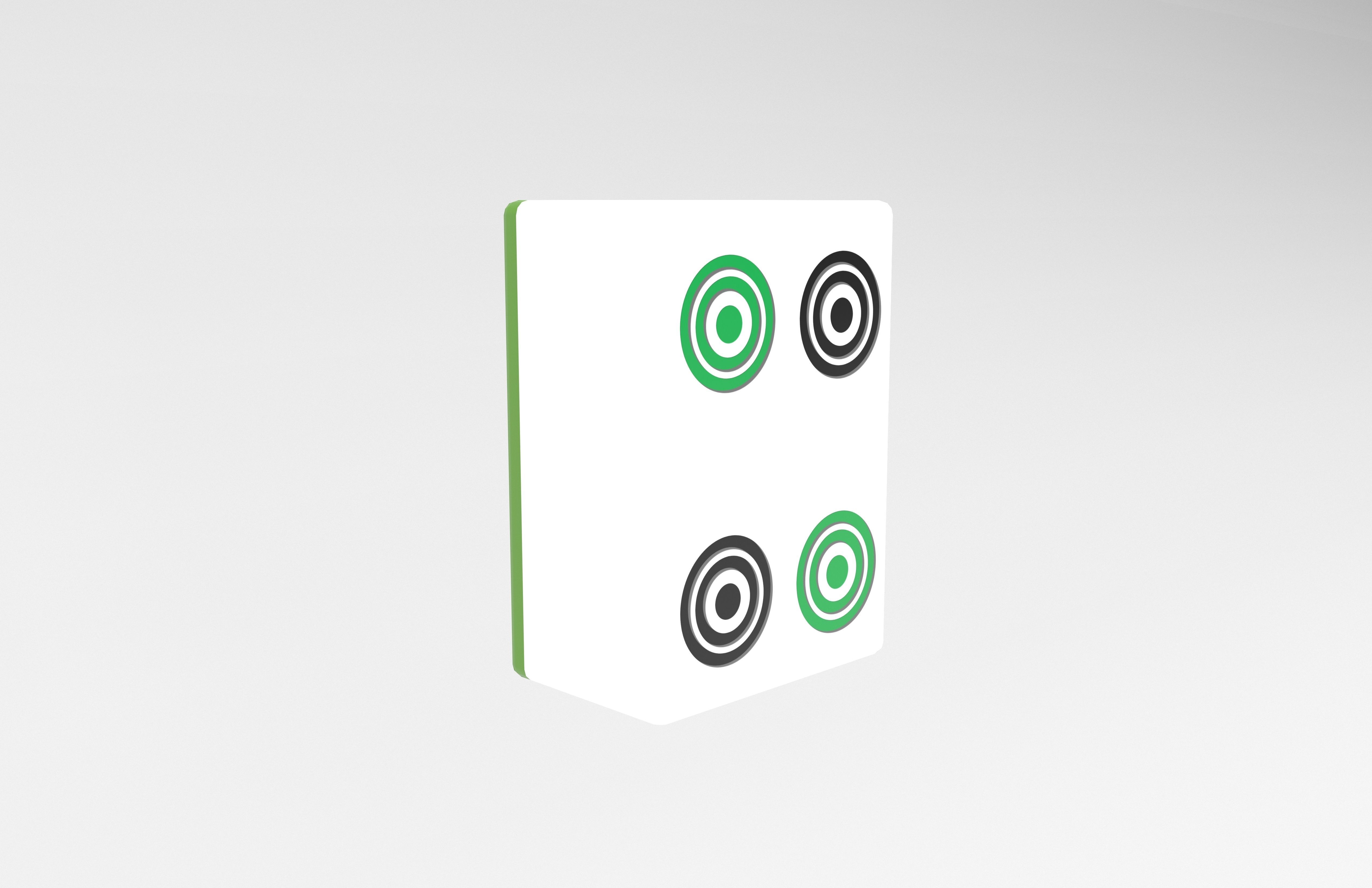 Mahjong V1 Mega Pack Low-poly 3D model_87