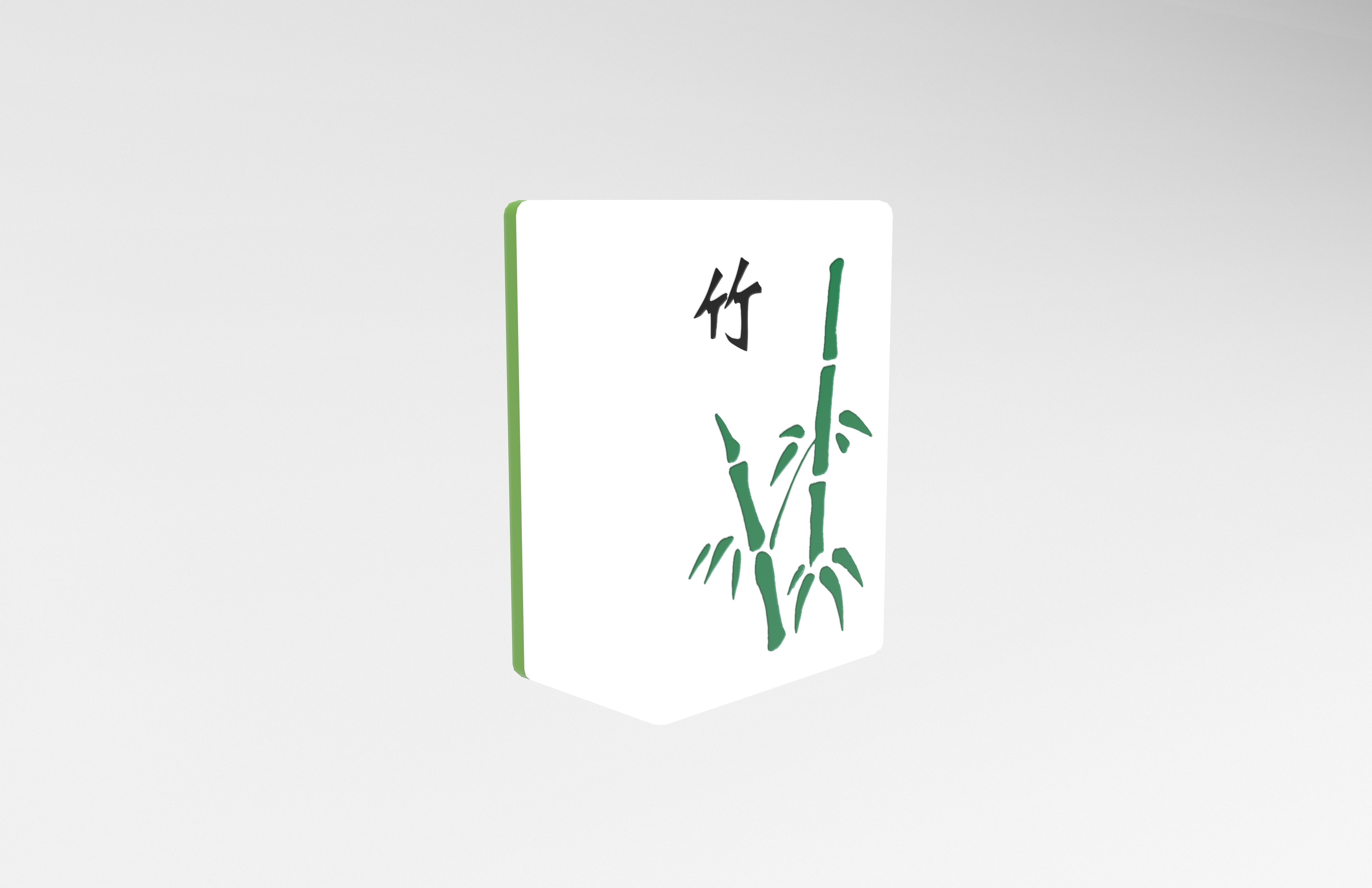 Mahjong V1 Mega Pack Low-poly 3D model_149