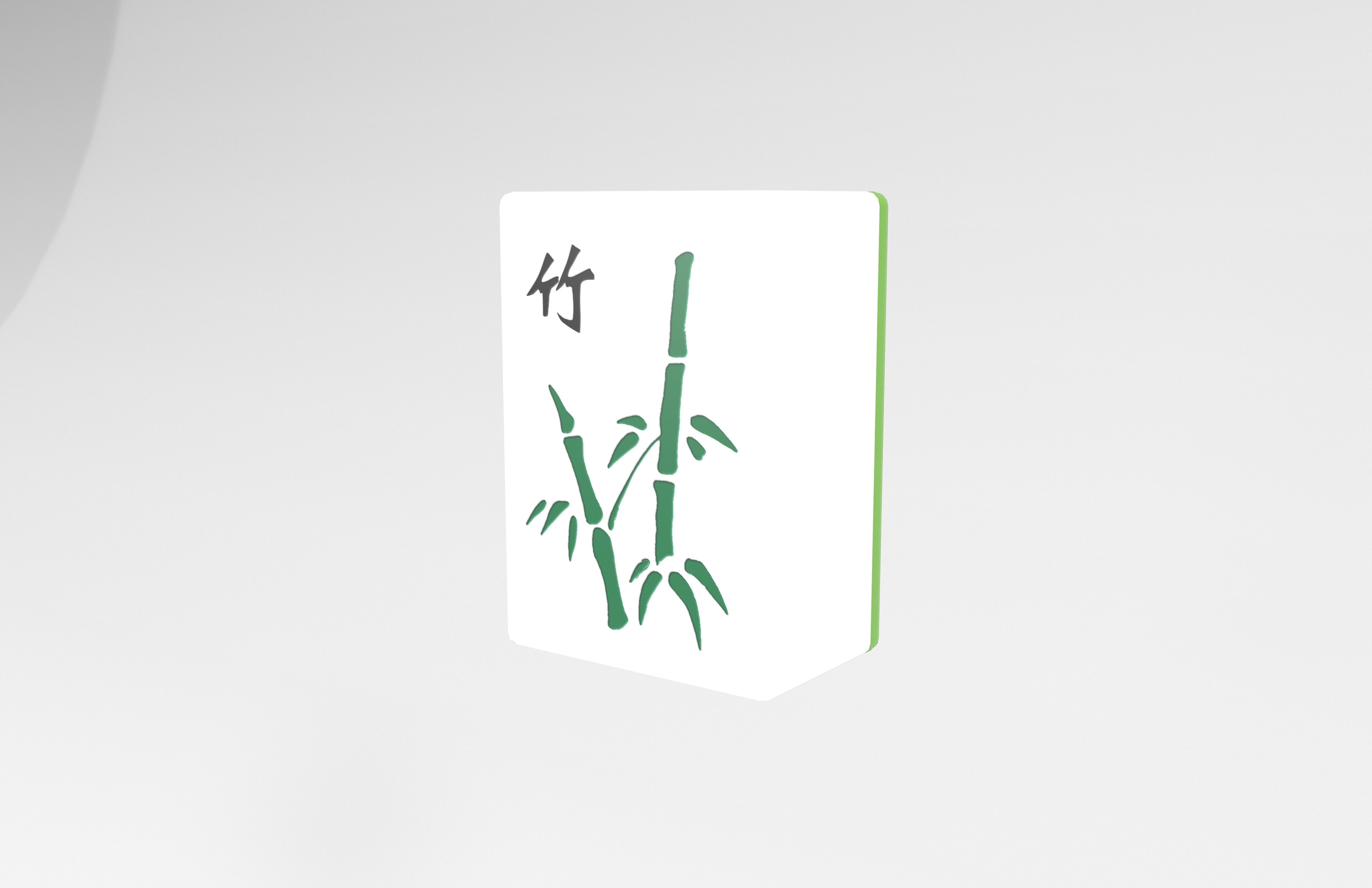 Mahjong V1 Mega Pack Low-poly 3D model_144