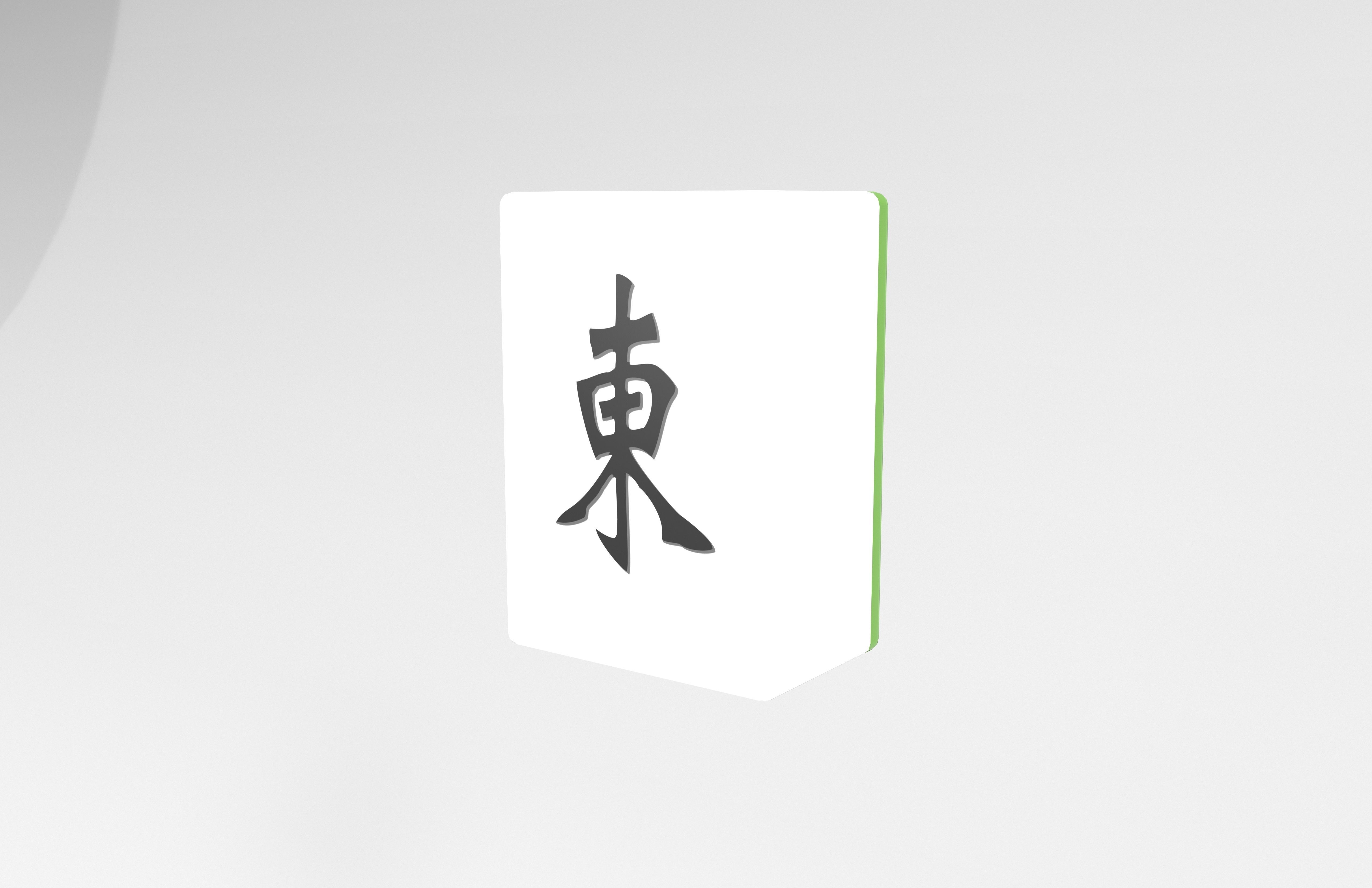 Mahjong V1 Mega Pack Low-poly 3D model_48