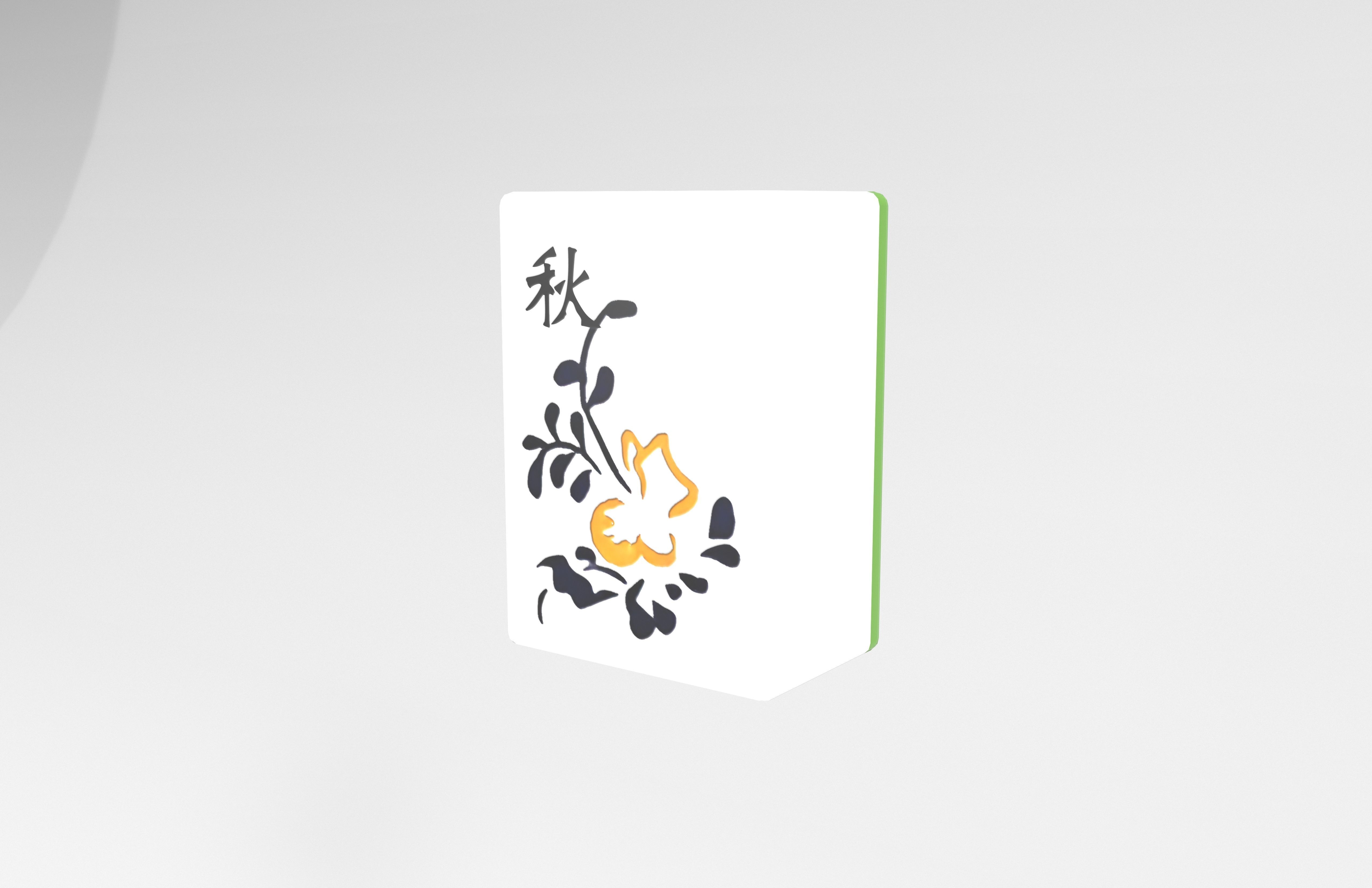 Mahjong V1 Mega Pack Low-poly 3D model_119