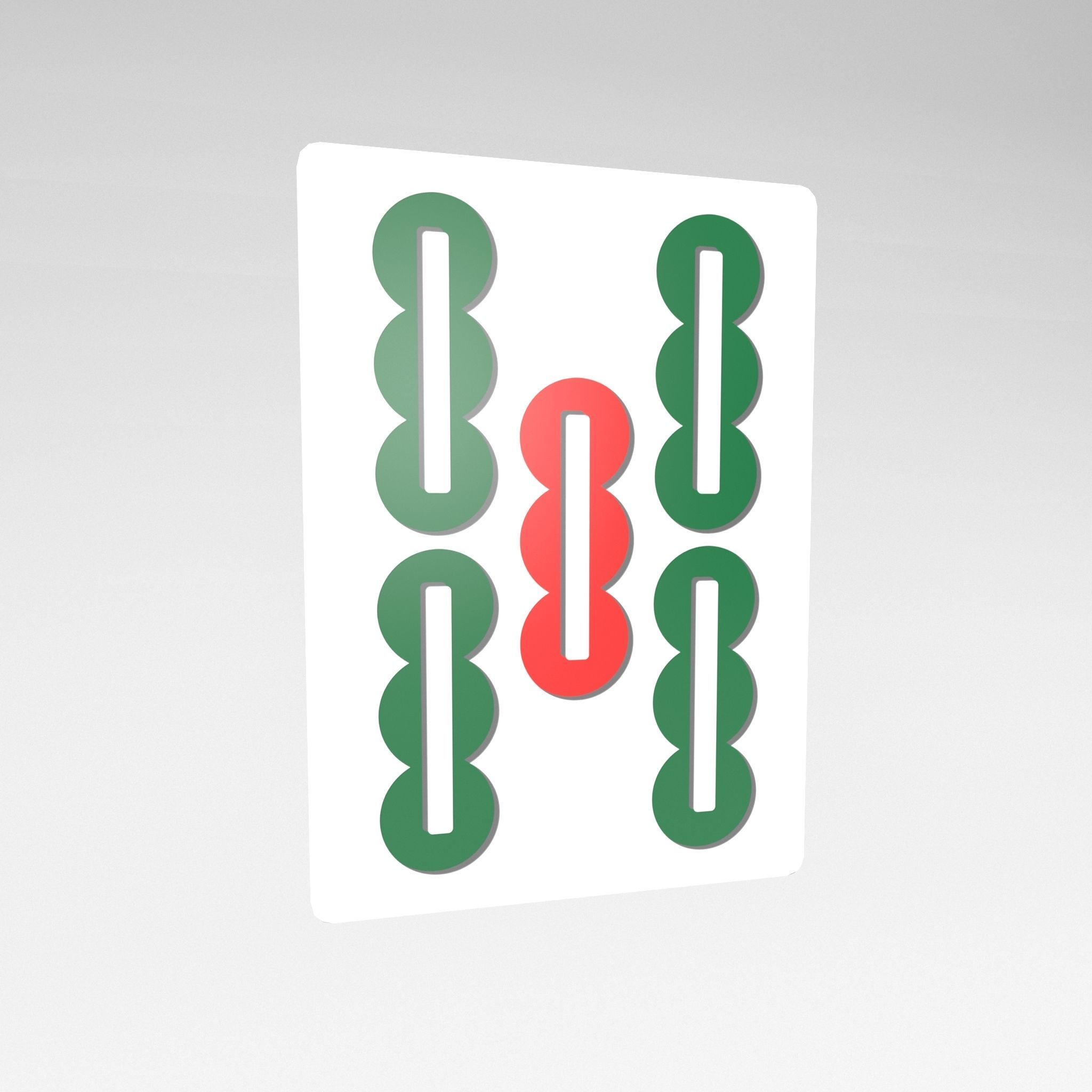 Mahjong V1 Mega Pack Low-poly 3D model_35