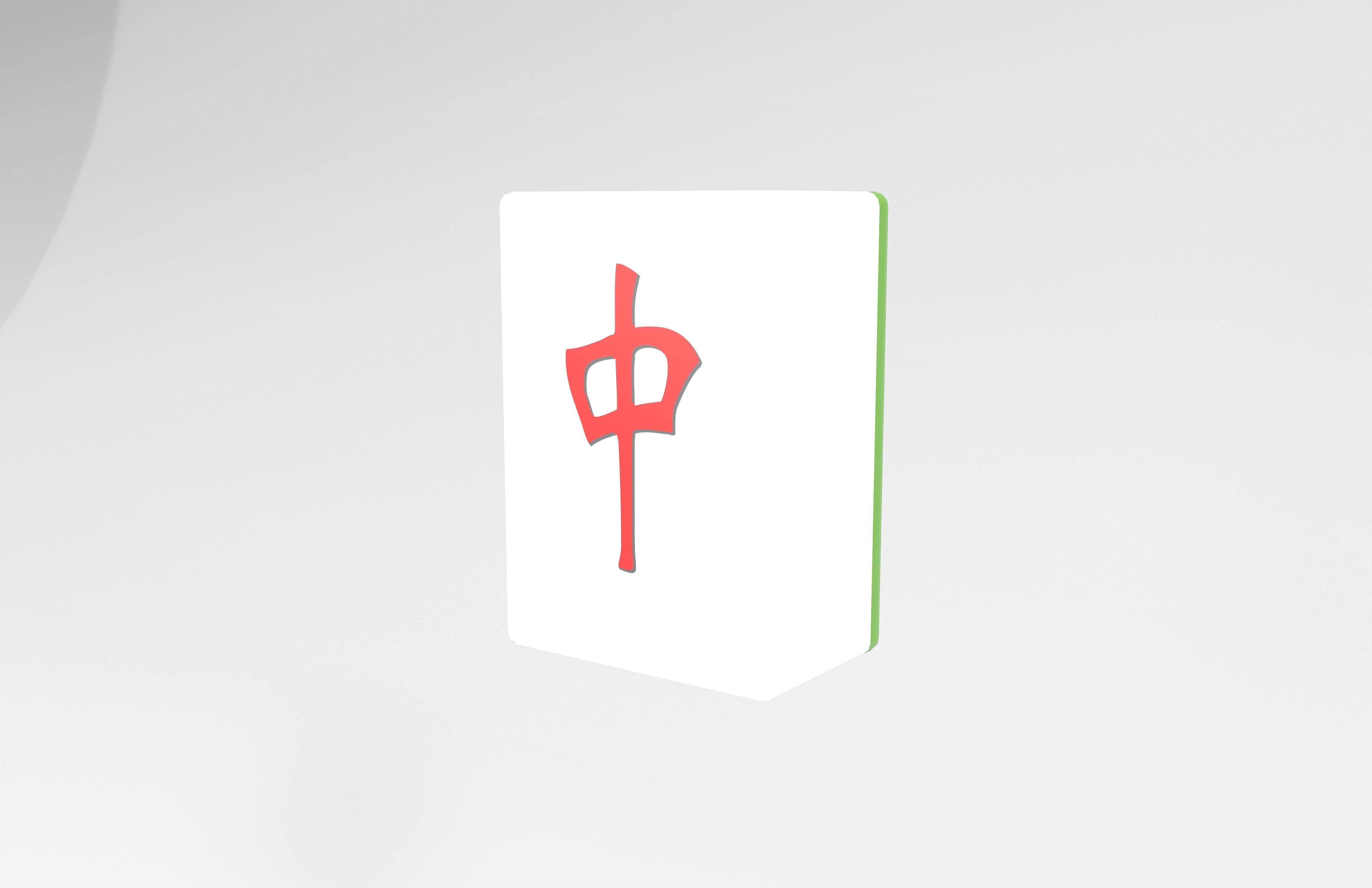 Mahjong V1 Mega Pack Low-poly 3D model_72