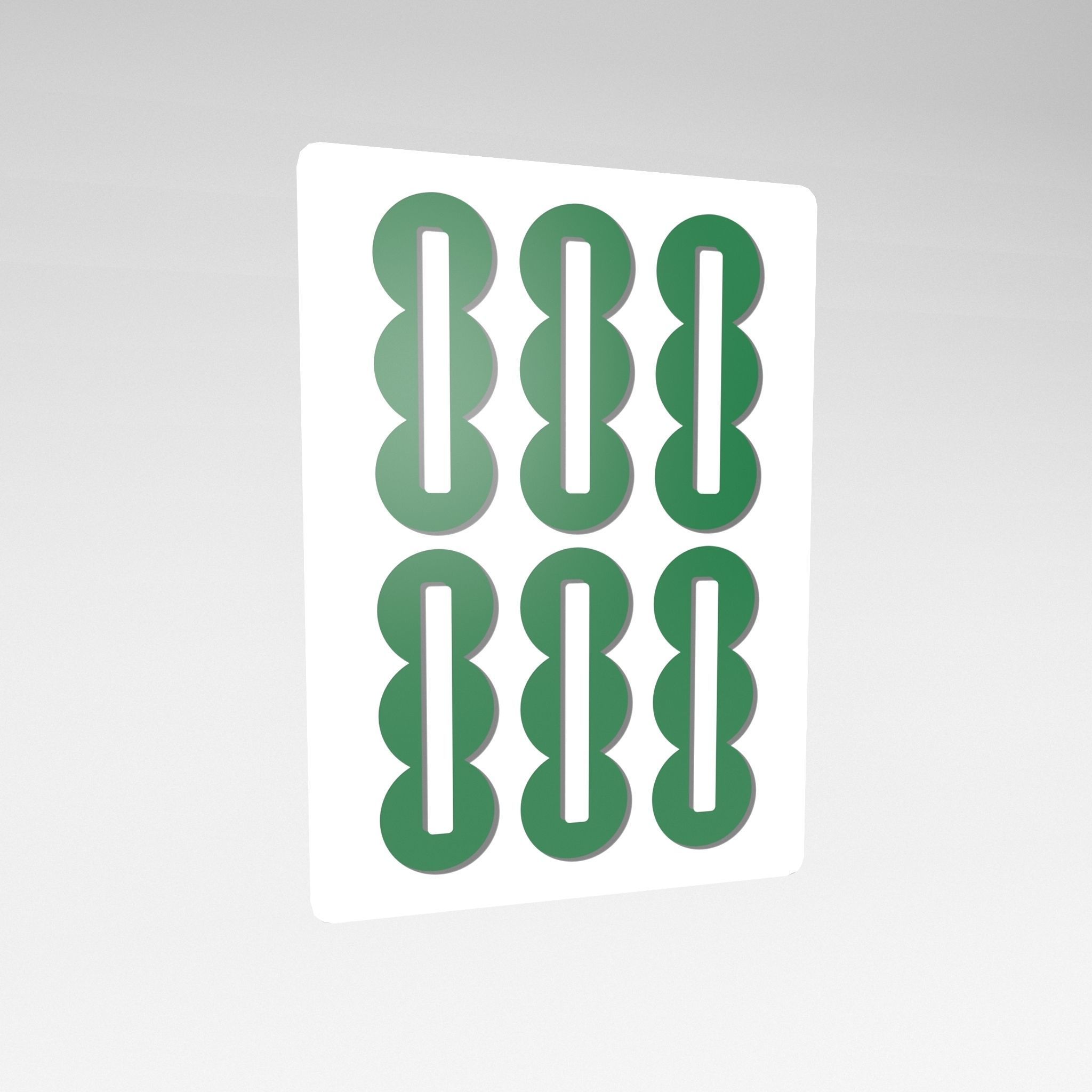 Mahjong V1 Mega Pack Low-poly 3D model_34