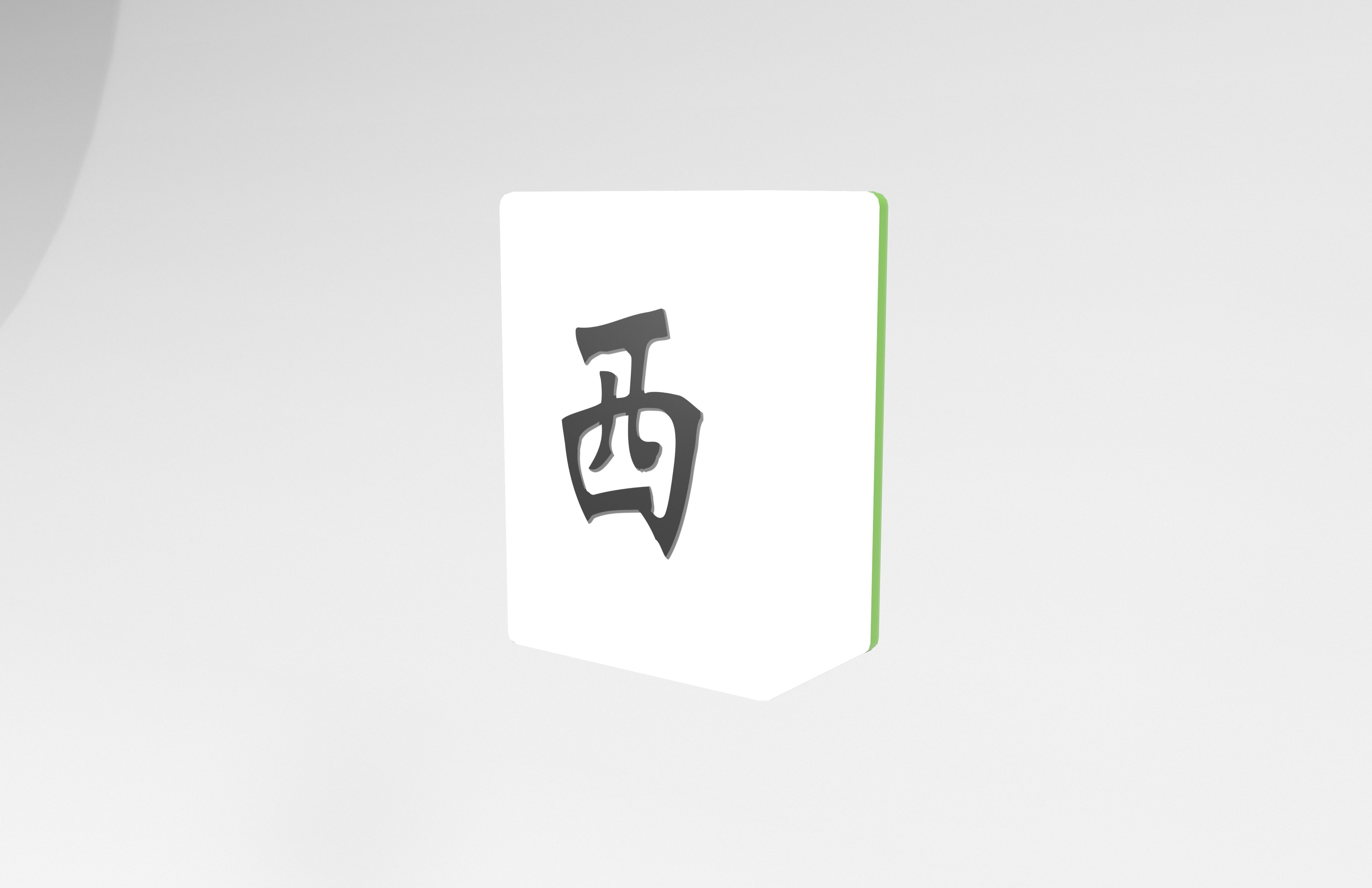 Mahjong V1 Mega Pack Low-poly 3D model_80