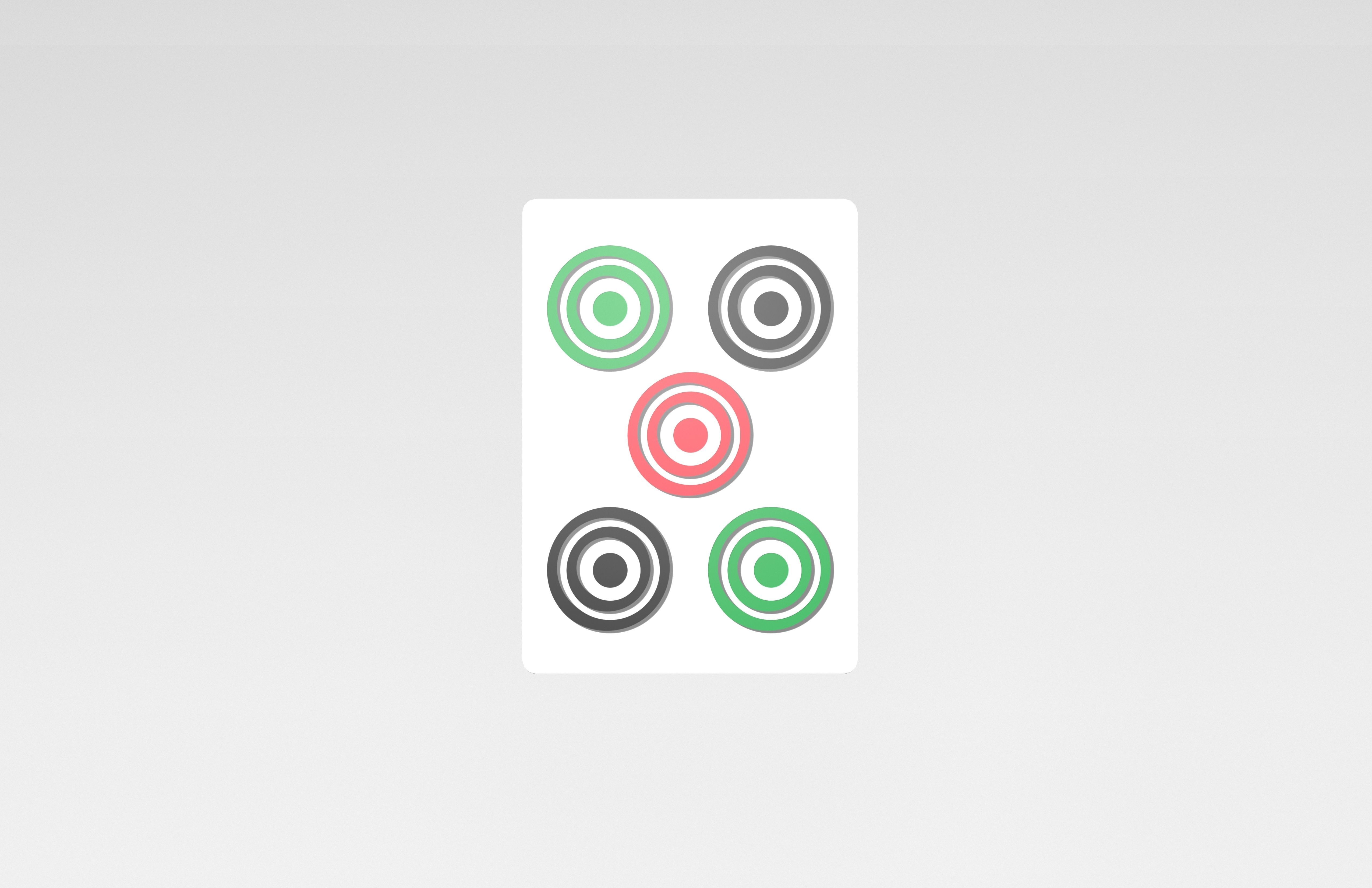 Mahjong V1 Mega Pack Low-poly 3D model_76