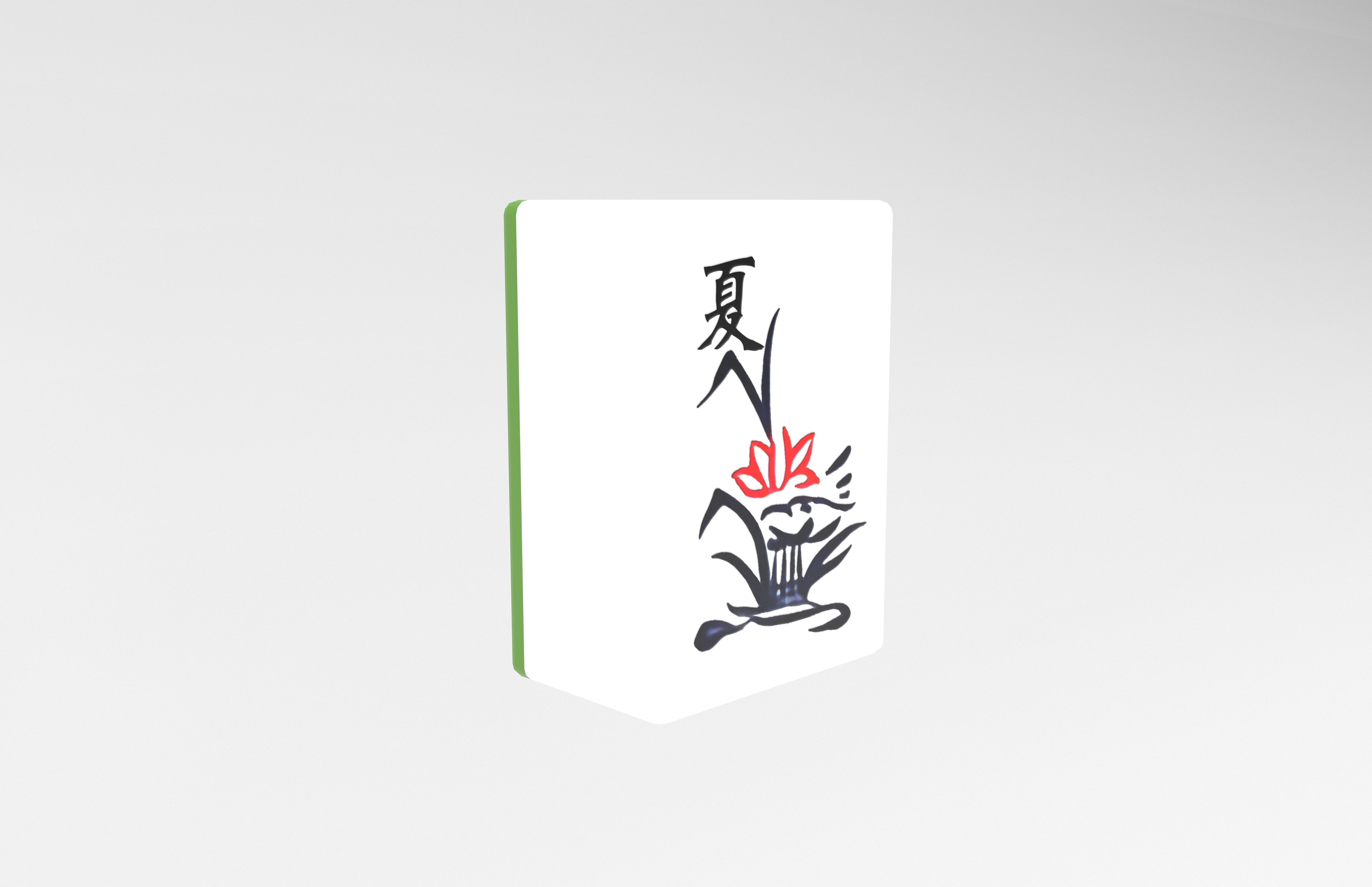 Mahjong V1 Mega Pack Low-poly 3D model_116