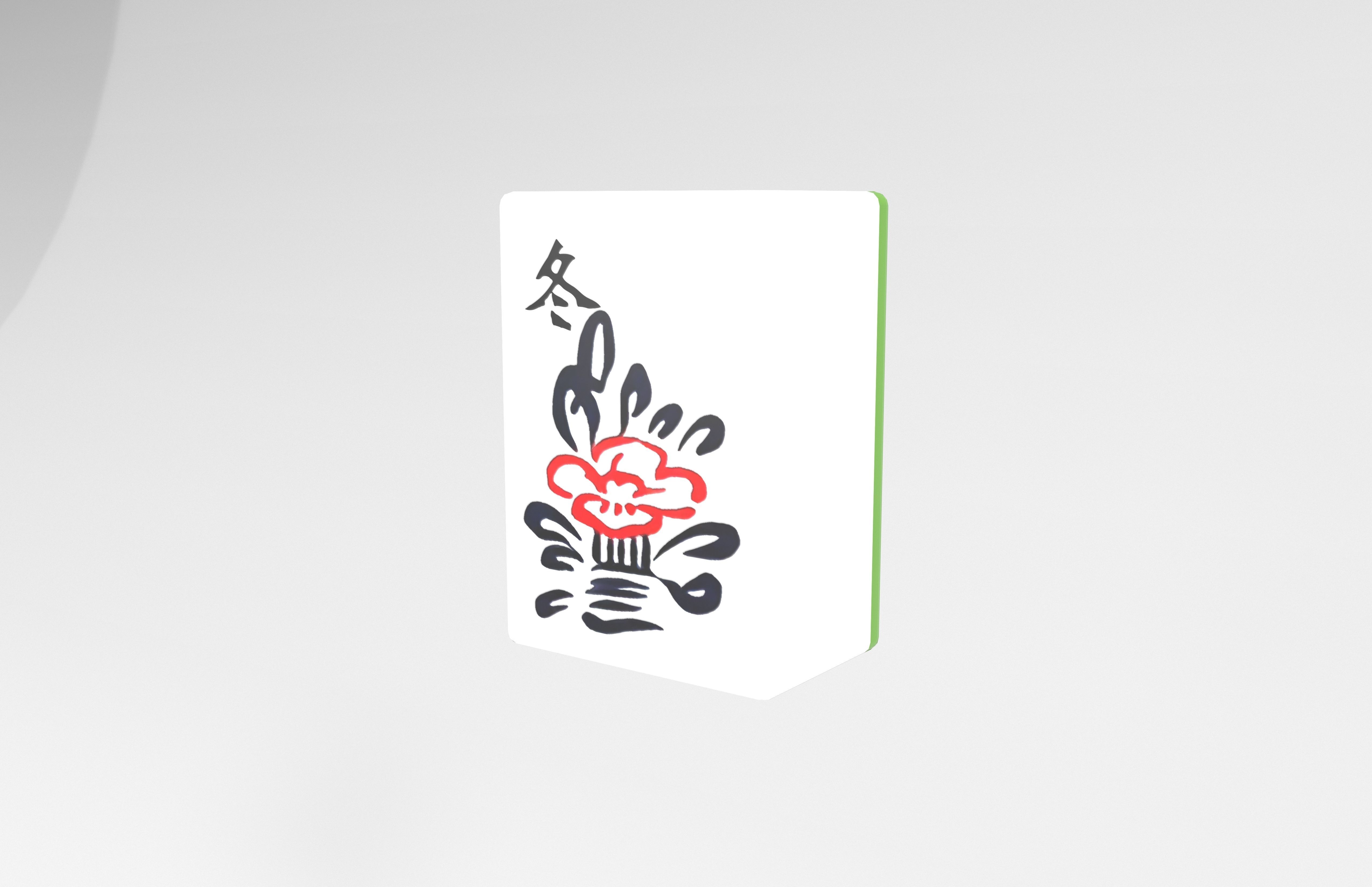 Mahjong V1 Mega Pack Low-poly 3D model_120