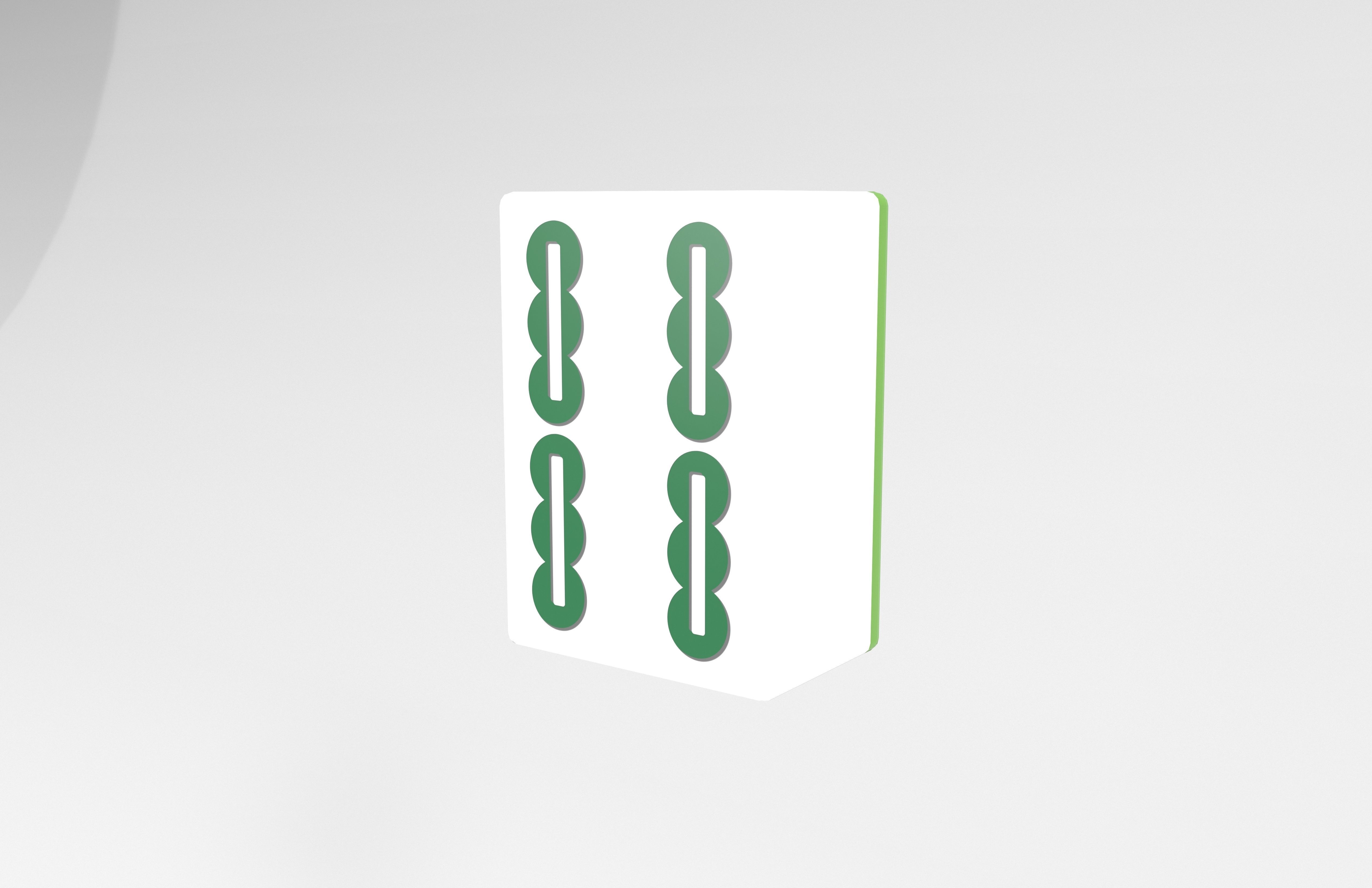 Mahjong V1 Mega Pack Low-poly 3D model_125