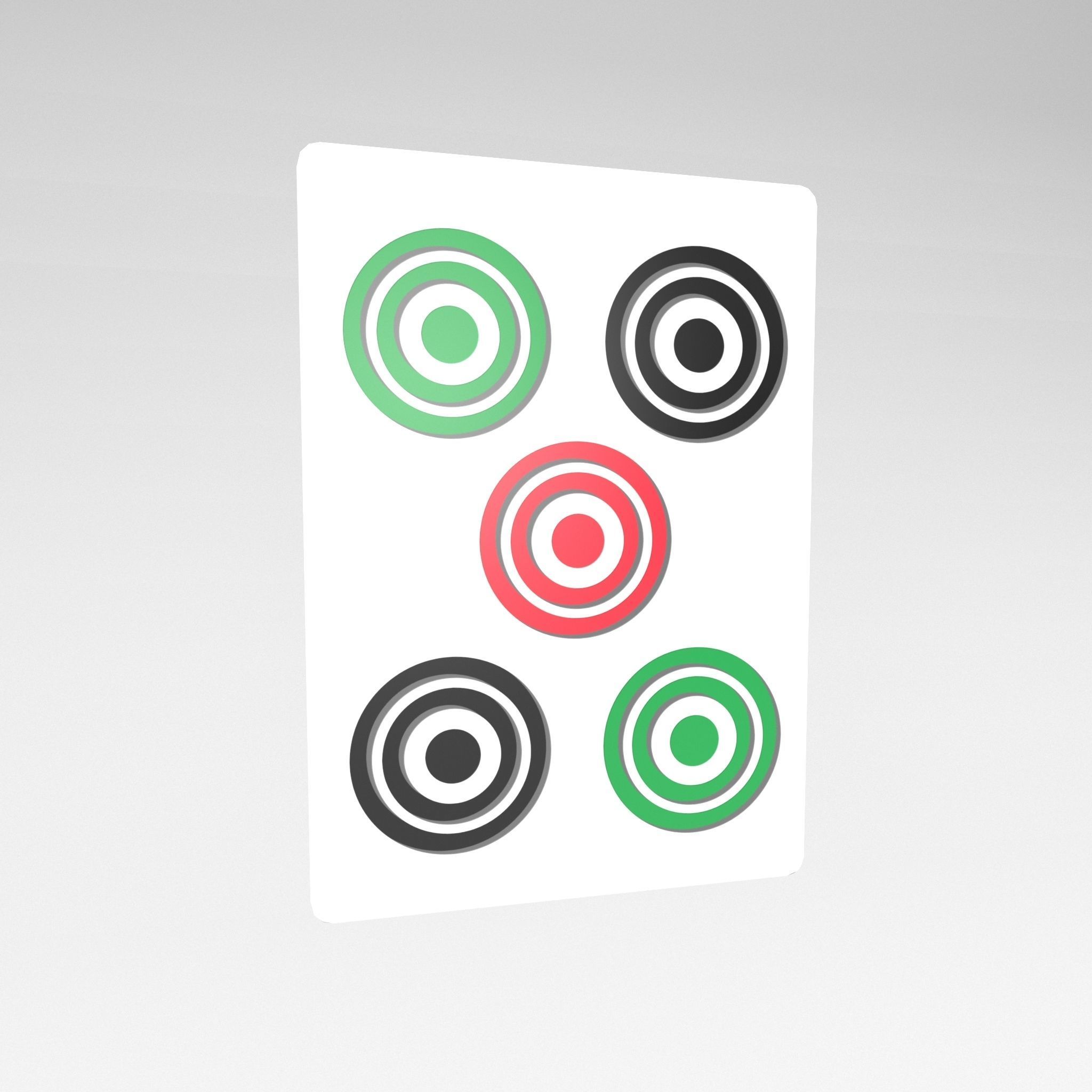 Mahjong V1 Mega Pack Low-poly 3D model_23