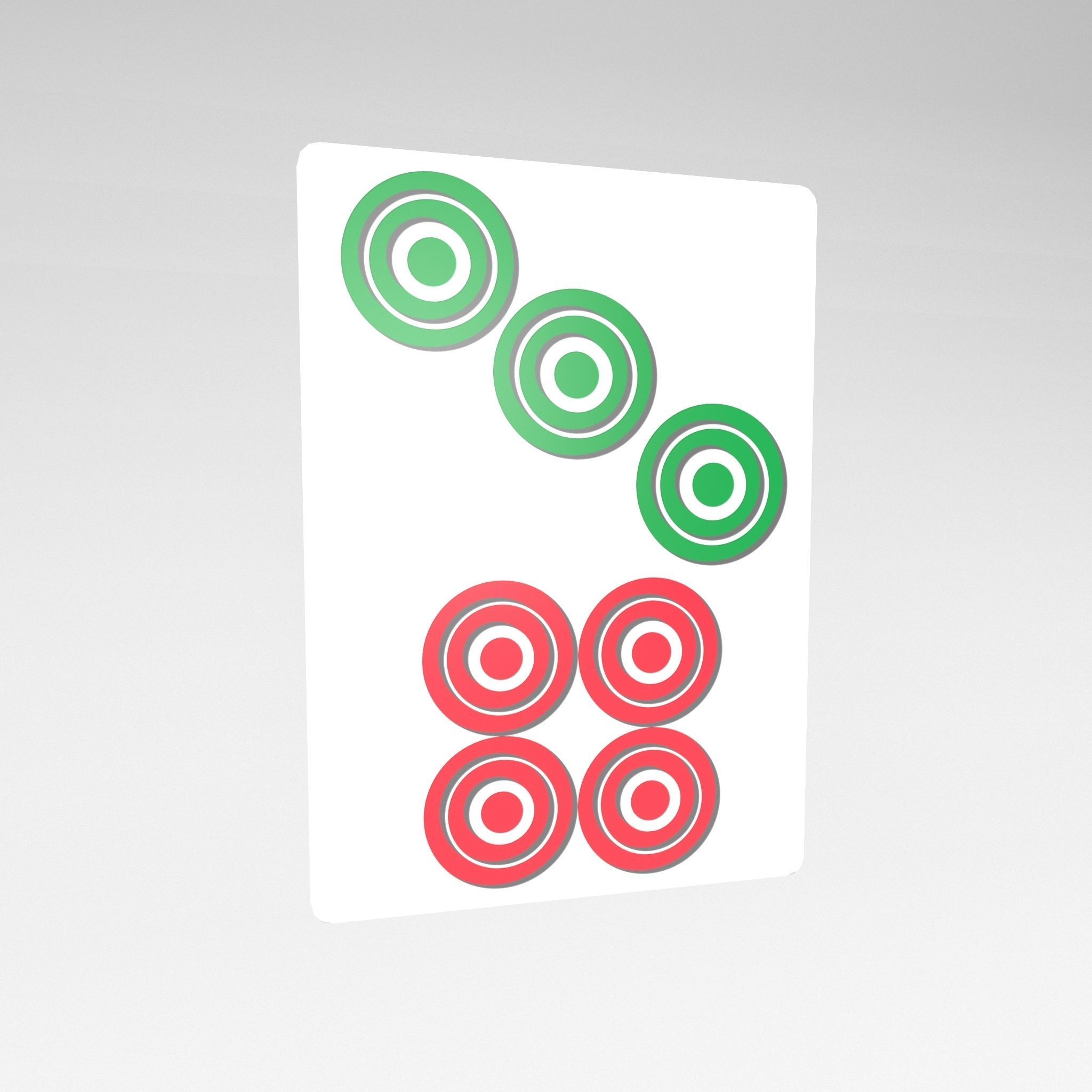 Mahjong V1 Mega Pack Low-poly 3D model_21