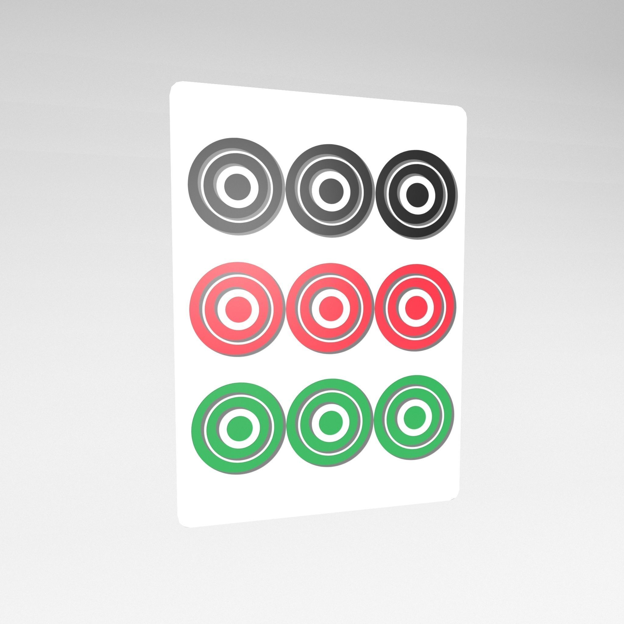 Mahjong V1 Mega Pack Low-poly 3D model_26