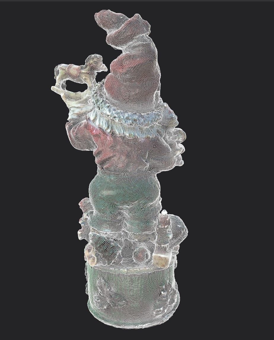 Garden Gnome Low-poly 3D model_27