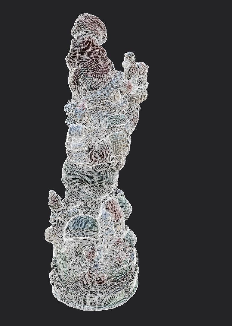 Garden Gnome Low-poly 3D model_26