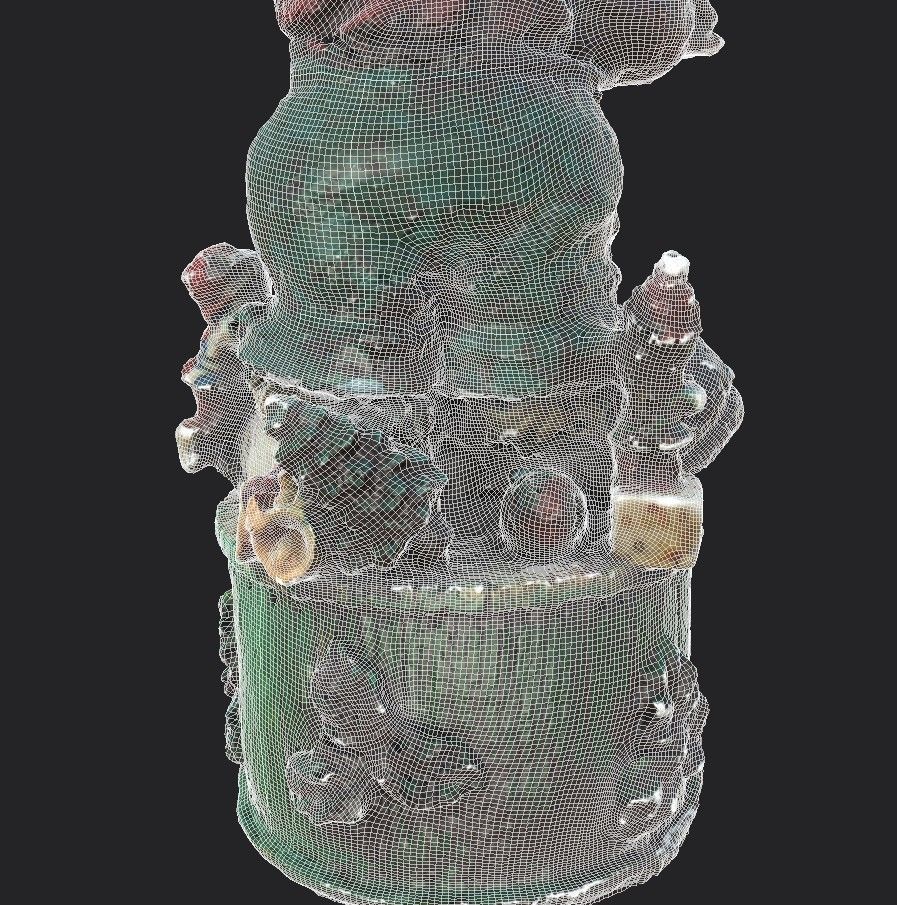 Garden Gnome Low-poly 3D model_24