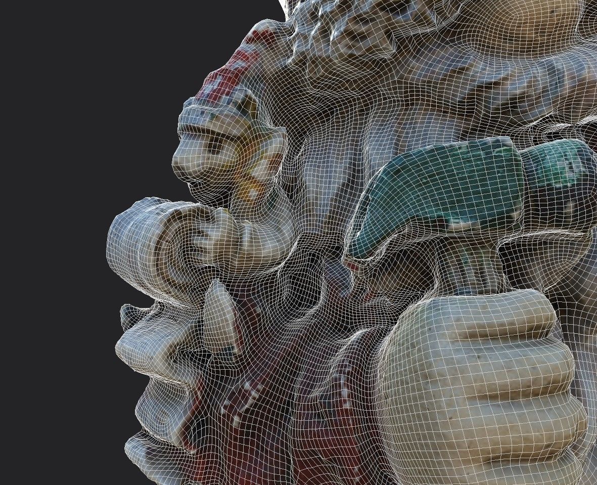 Garden Gnome Low-poly 3D model_16