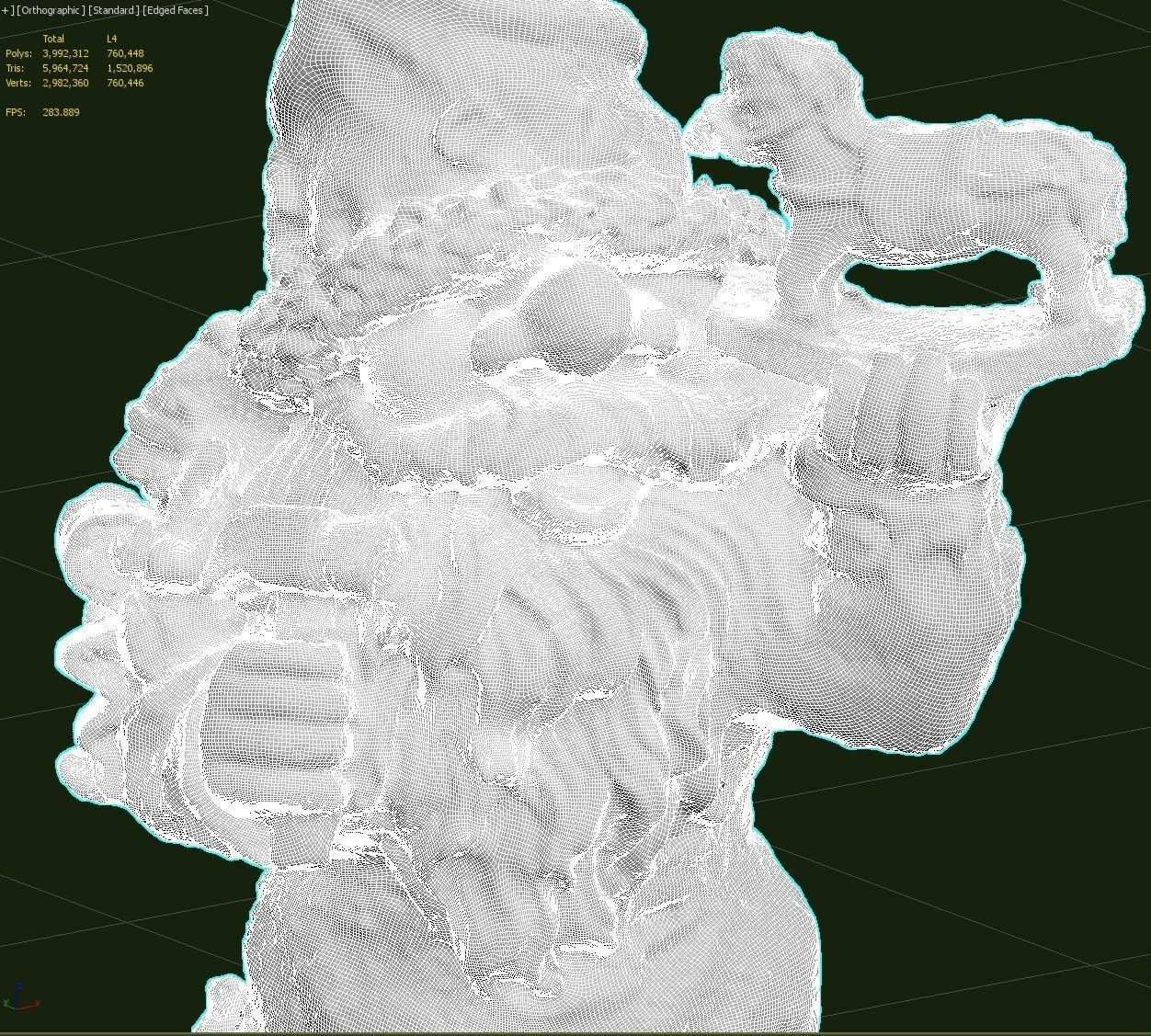 Garden Gnome Low-poly 3D model_32