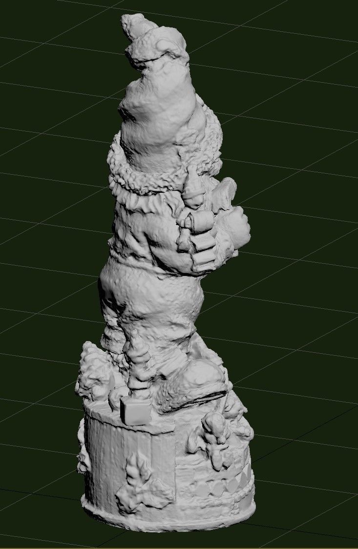 Garden Gnome Low-poly 3D model_43