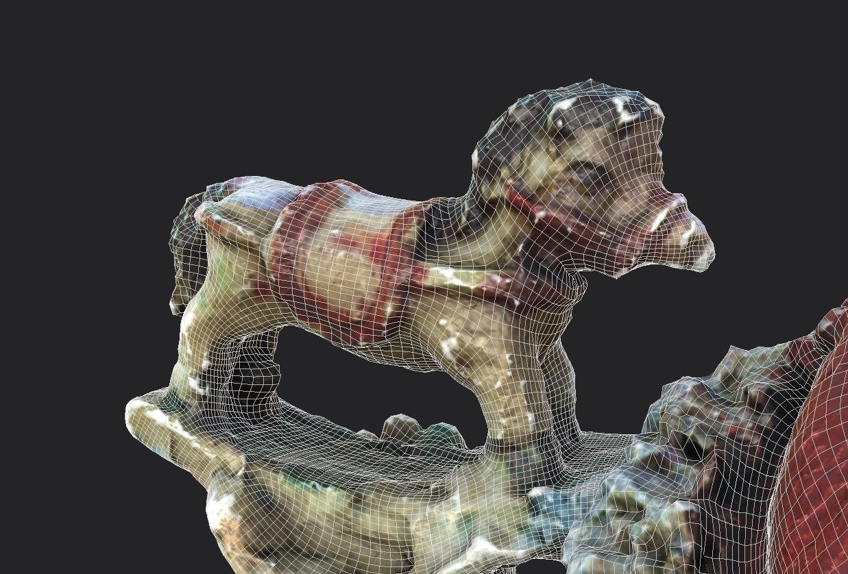 Garden Gnome Low-poly 3D model_13