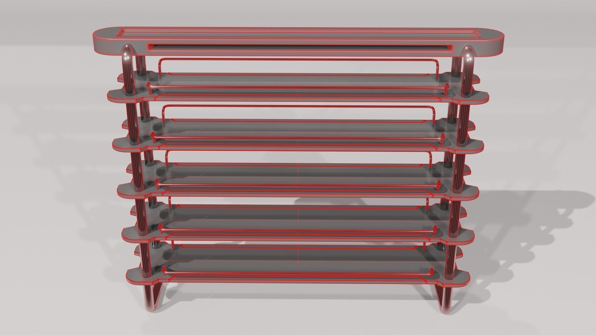 SCI-FI LAB SHELF 3D model_9