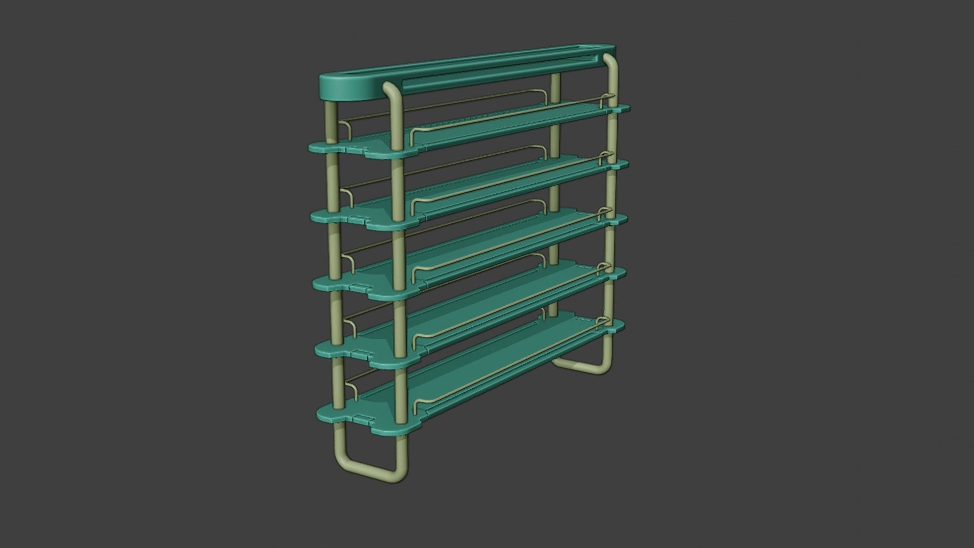 SCI-FI LAB SHELF 3D model_5