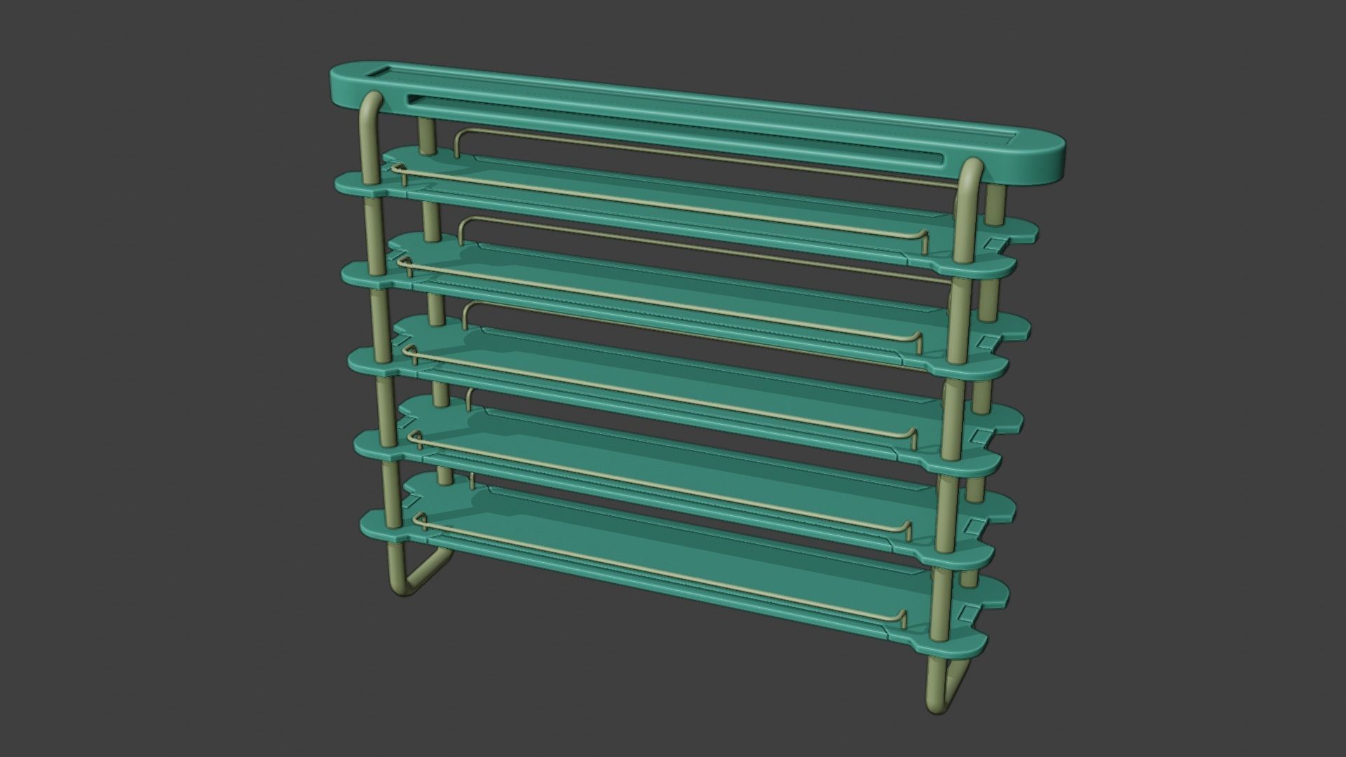 SCI-FI LAB SHELF 3D model_4