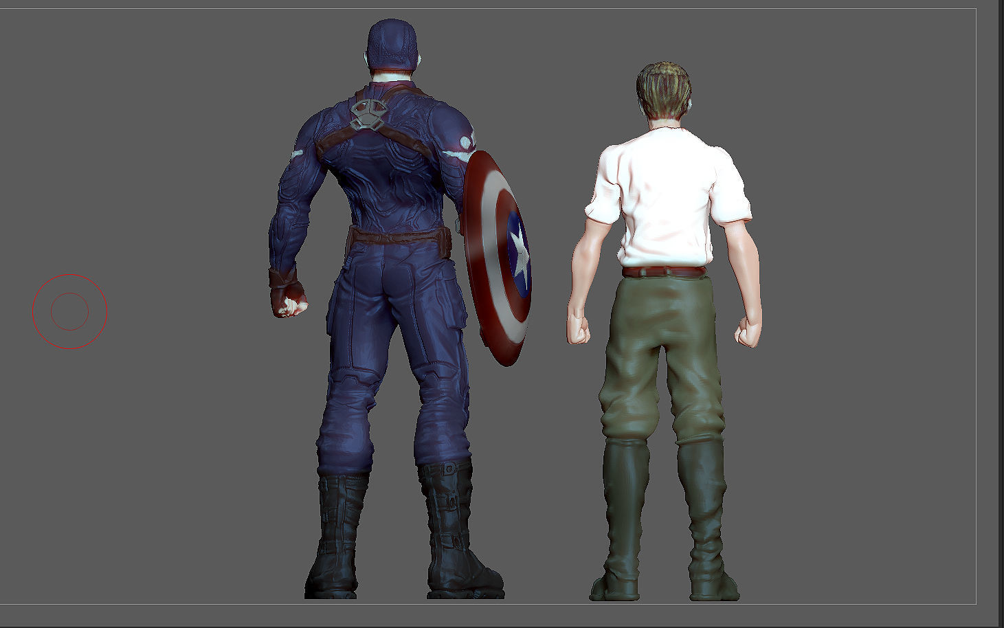 CAPTAIN AMERICA WINTER SOLDIER STEVE ROGERS MARVEL AVENGERS 3D print model_5