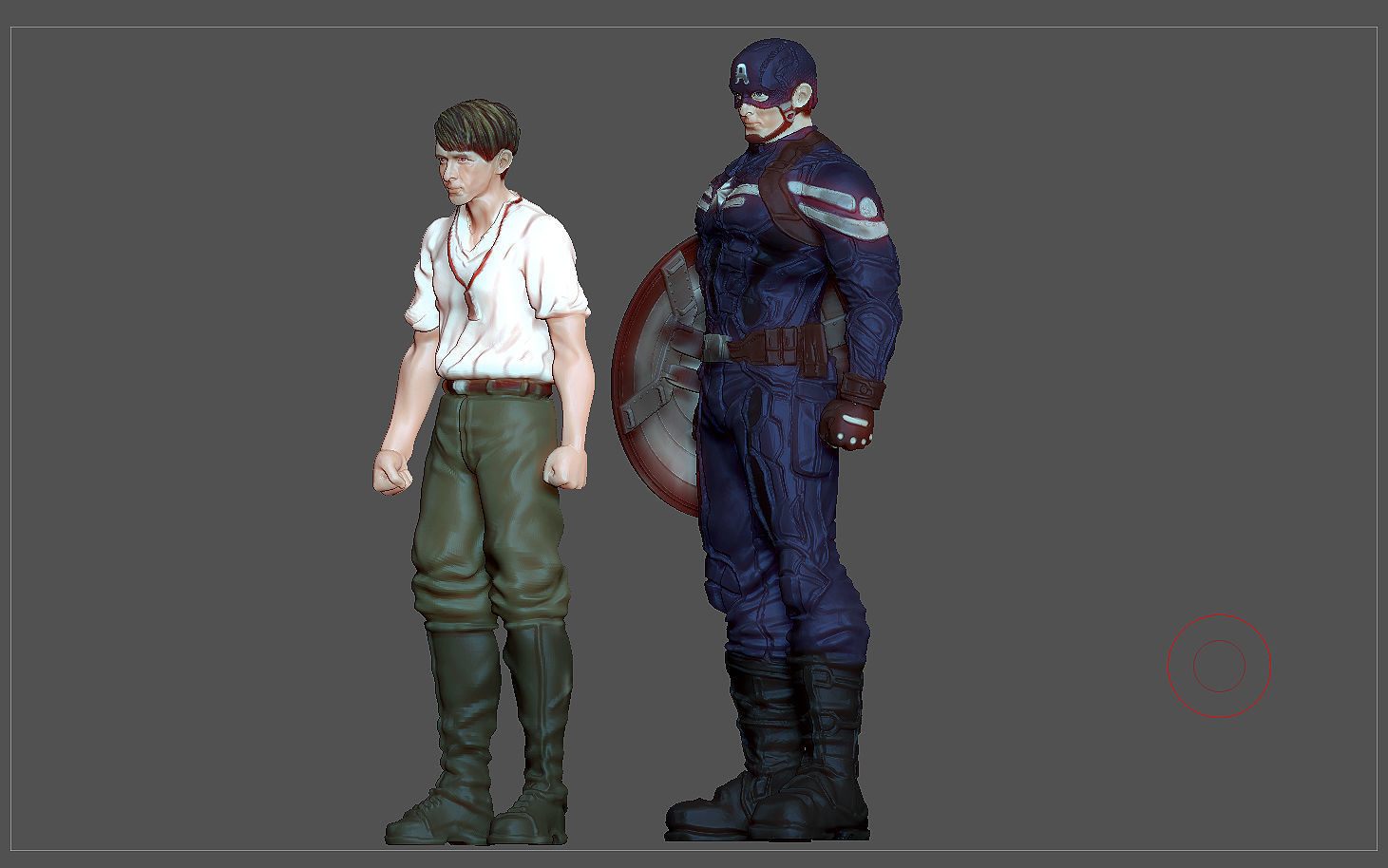 CAPTAIN AMERICA WINTER SOLDIER STEVE ROGERS MARVEL AVENGERS 3D print model_1