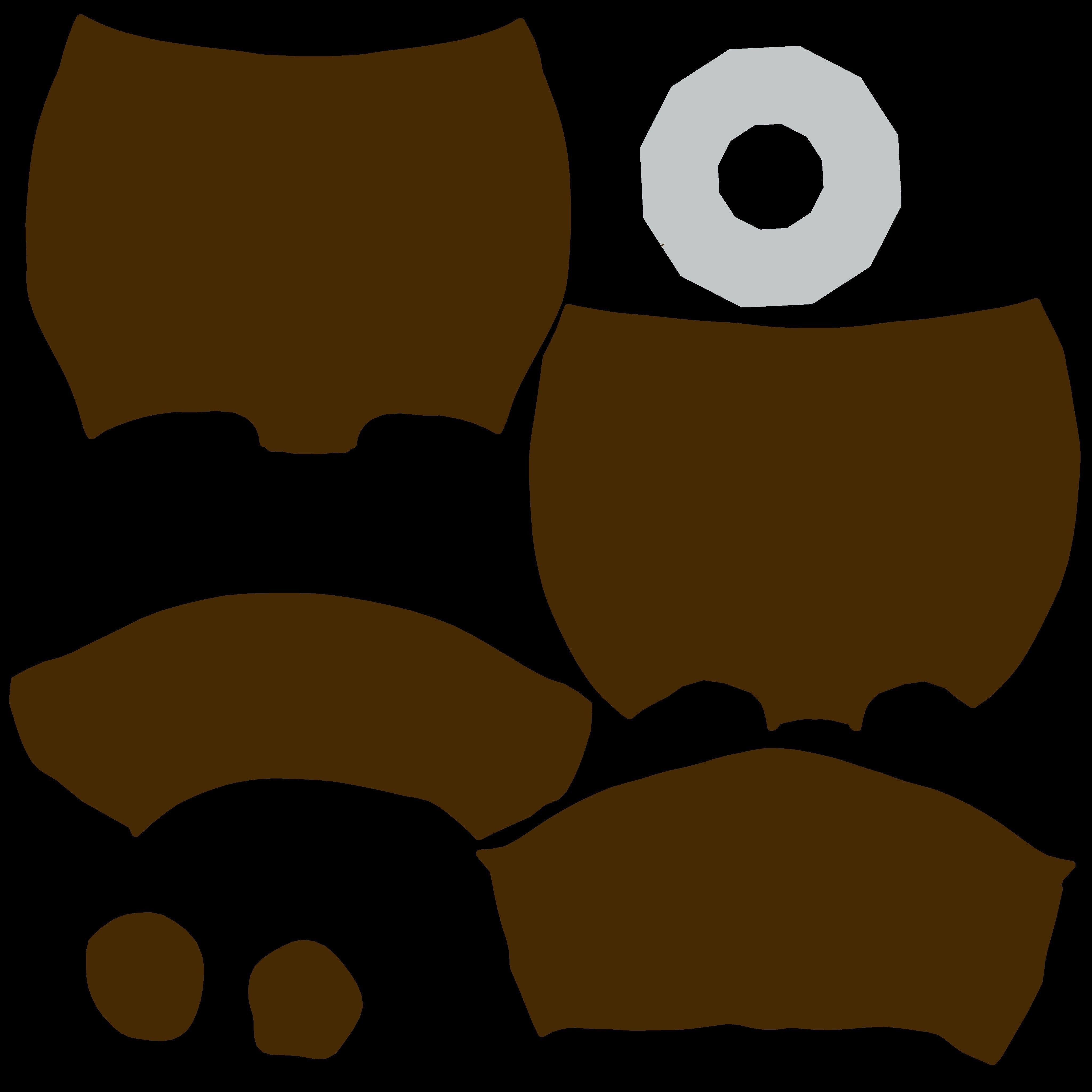 Fat Woman Villager 3D model_16