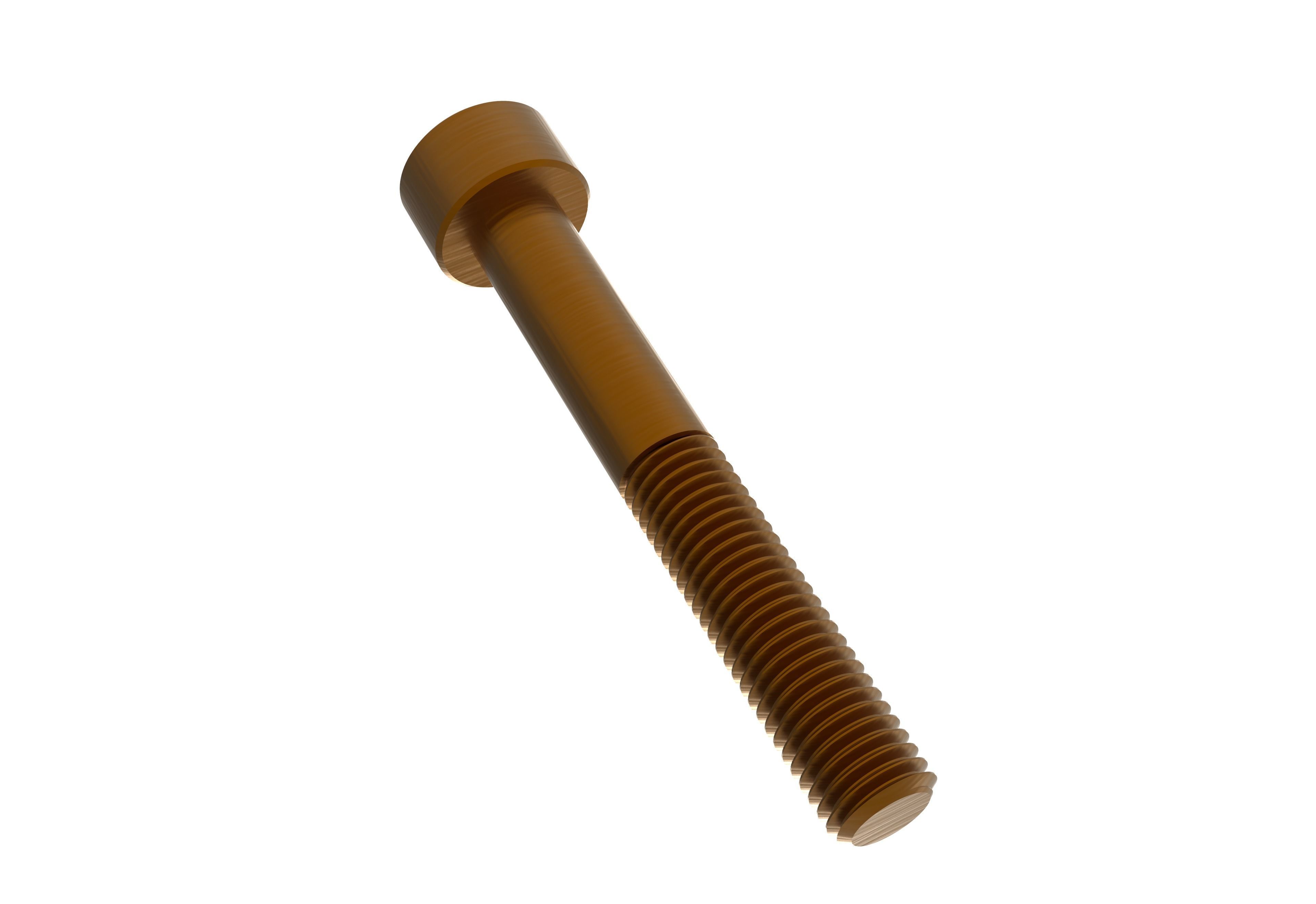 SOCKET HEAD CAP SCREW M7  LENGTH-50mm 3D model_2