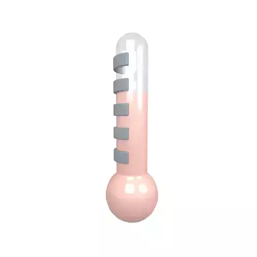 Thermometer v1 002 Low-poly 3D model