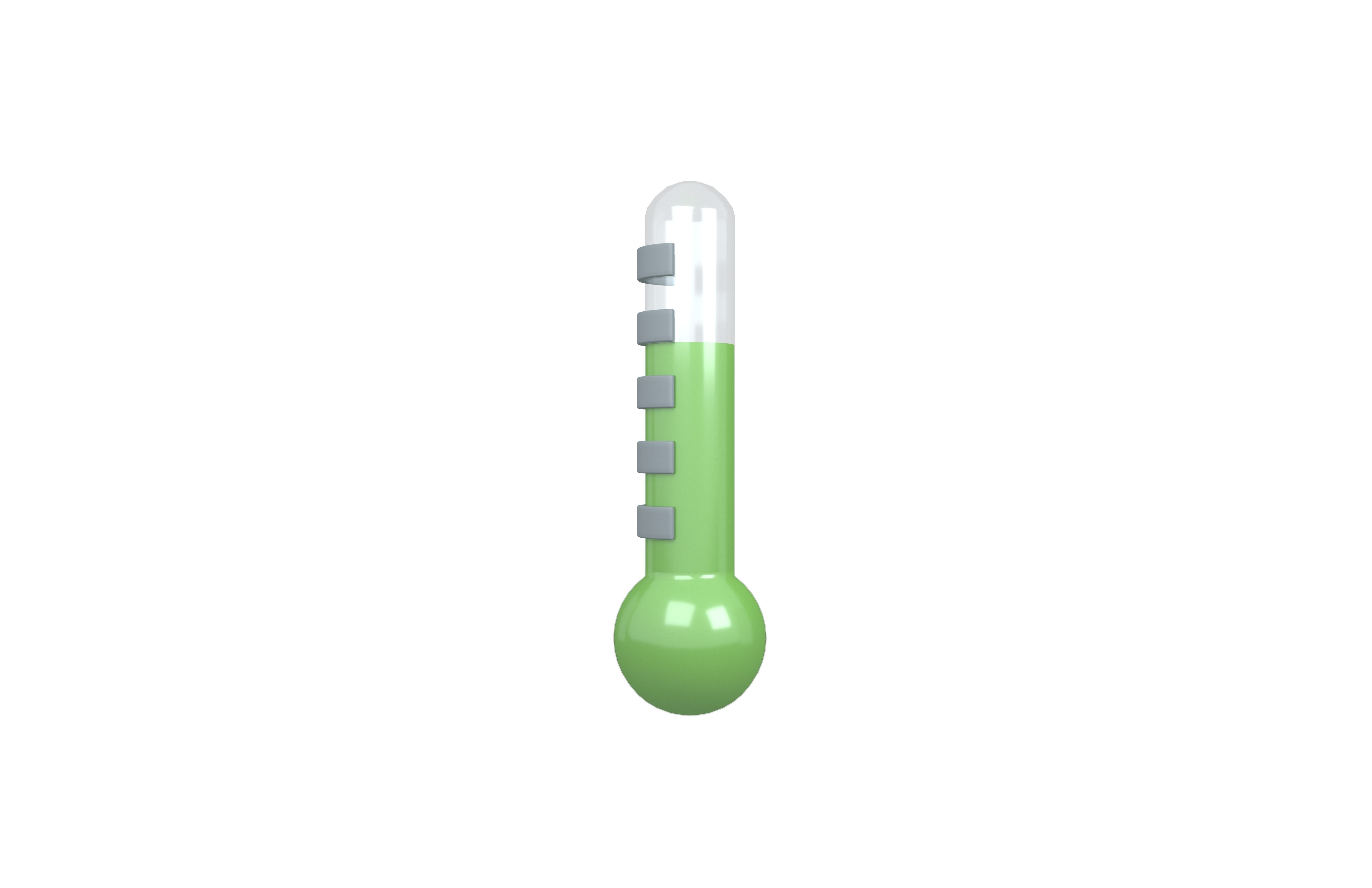 Thermometer v1 006 Low-poly 3D model_1