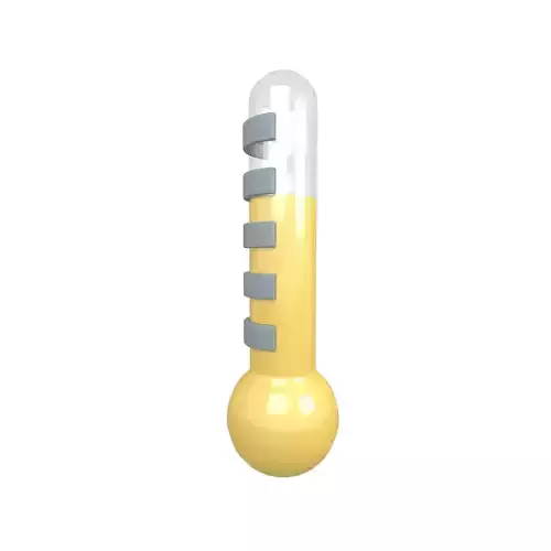 Thermometer v1 007 Low-poly 3D model