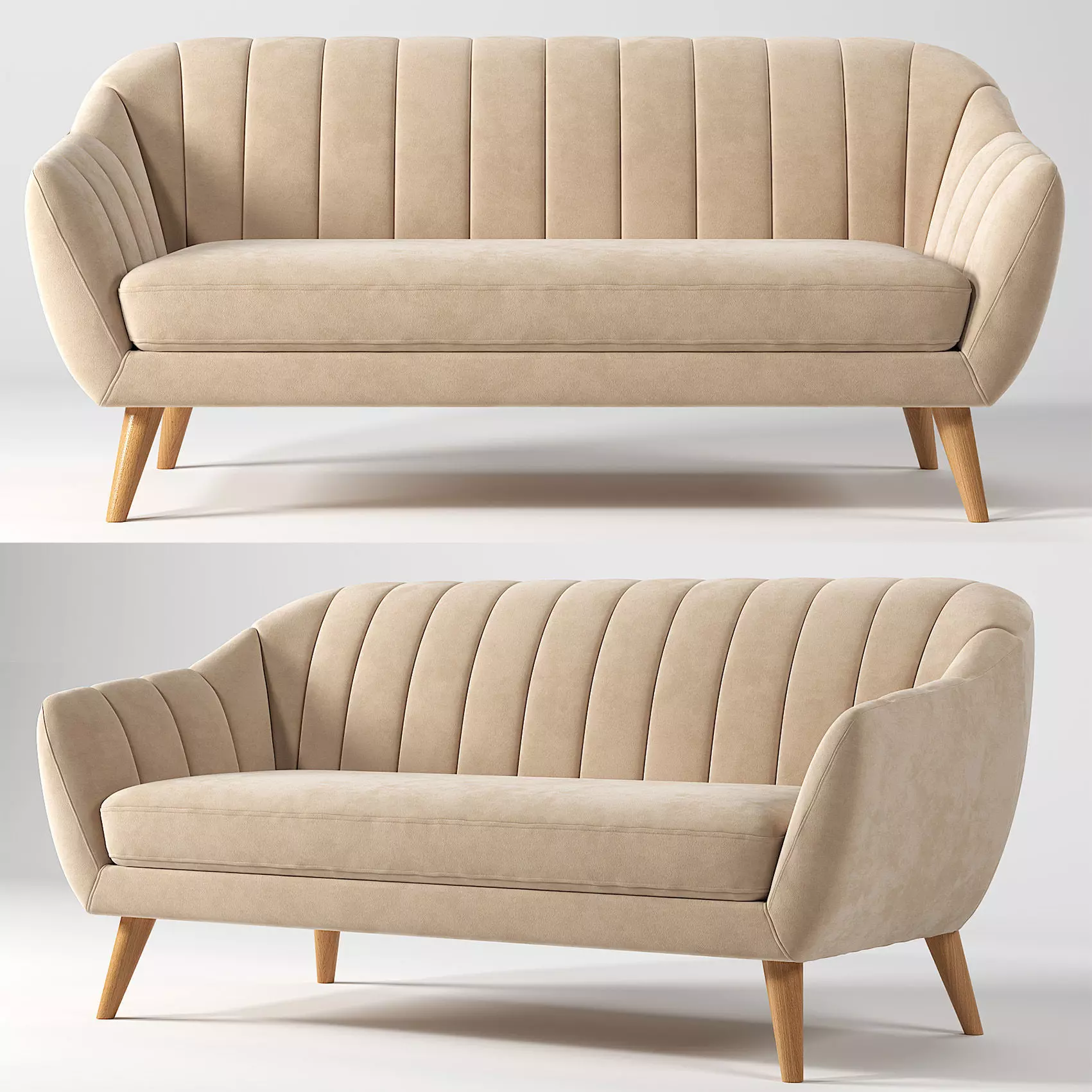 Doria Sofa 3D model_0