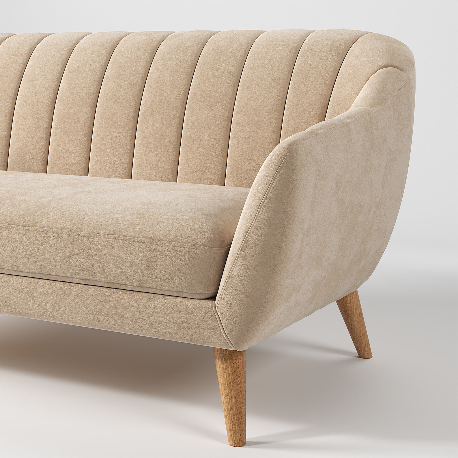 Doria Sofa 3D model_2