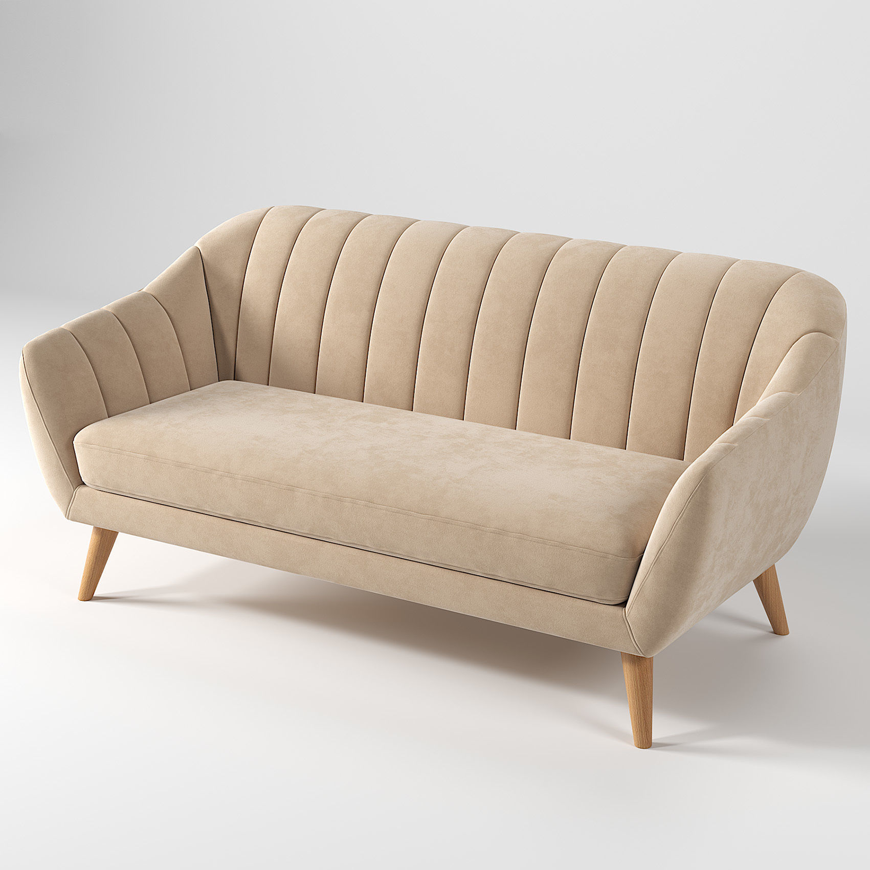 Doria Sofa 3D model_1