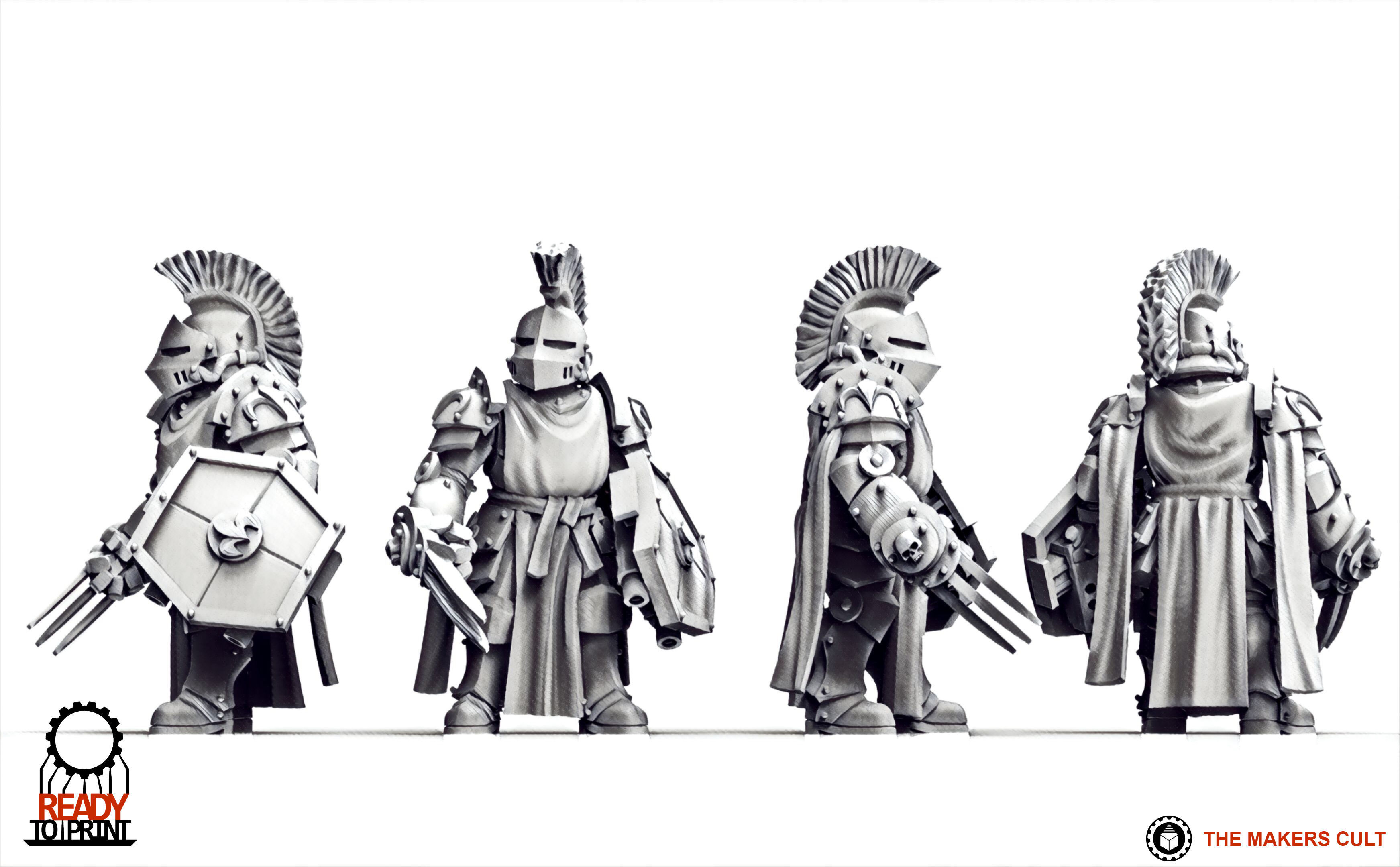 Feudal Guard - Lord Commander Ragnar 3D print model_2