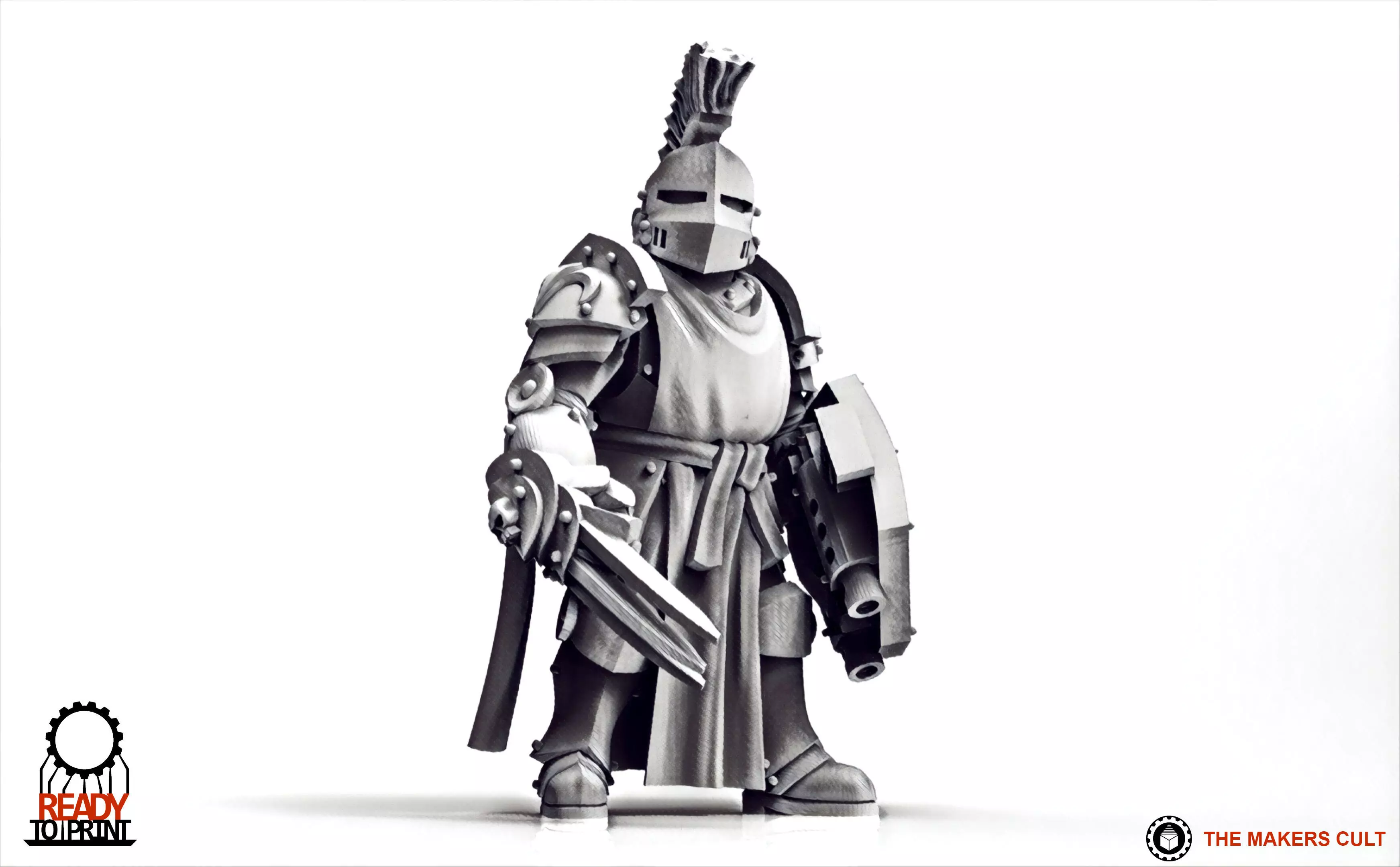 Feudal Guard - Lord Commander Ragnar 3D print model_0