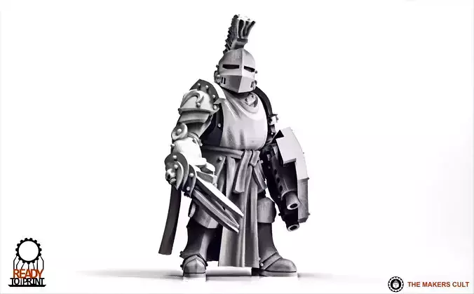 Feudal Guard - Lord Commander Ragnar 3D print model