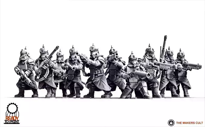 Valour Korps - Shock Infantry Builder 3D print model