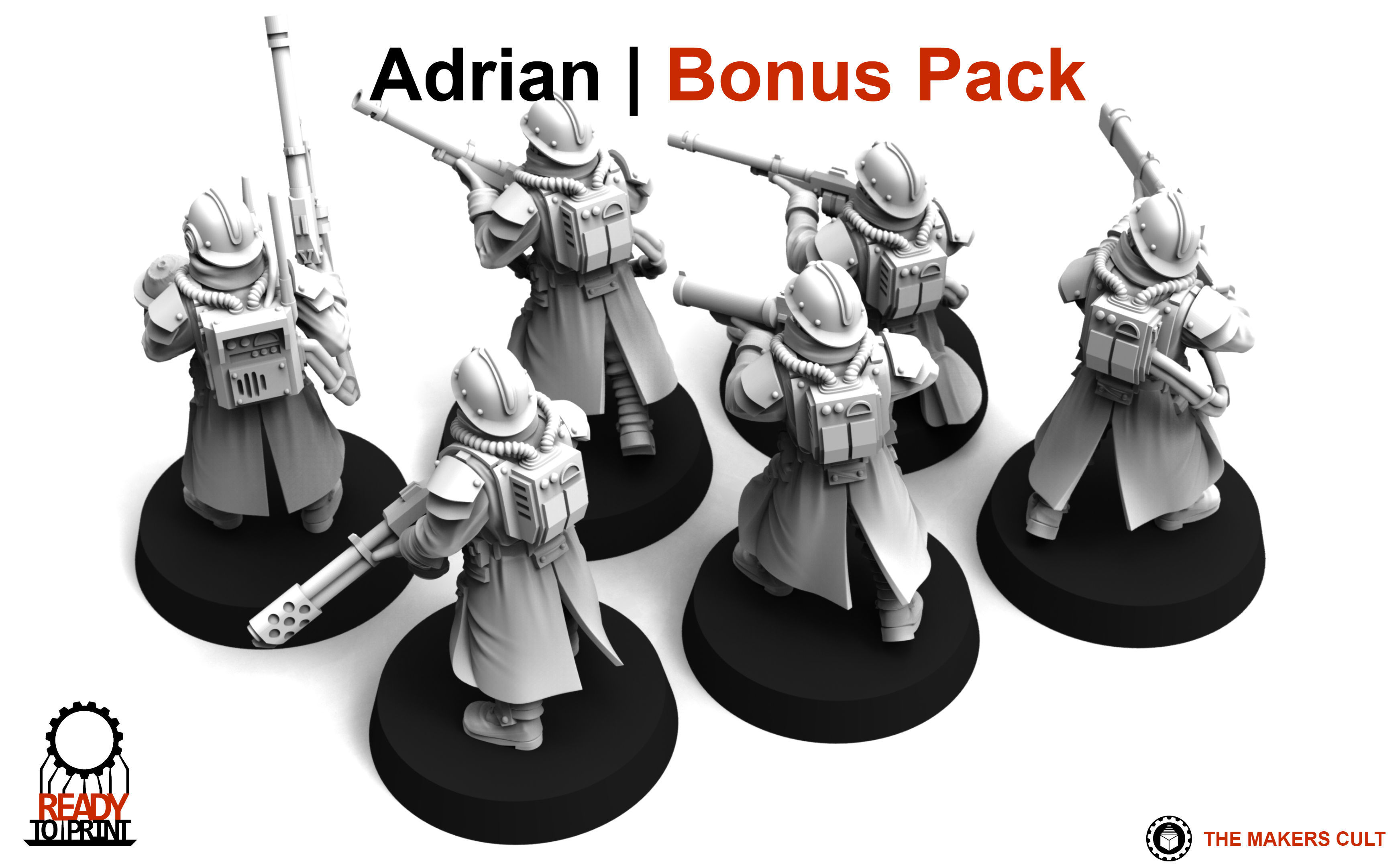 Valour Korps - Shock Infantry Builder 3D print model_7