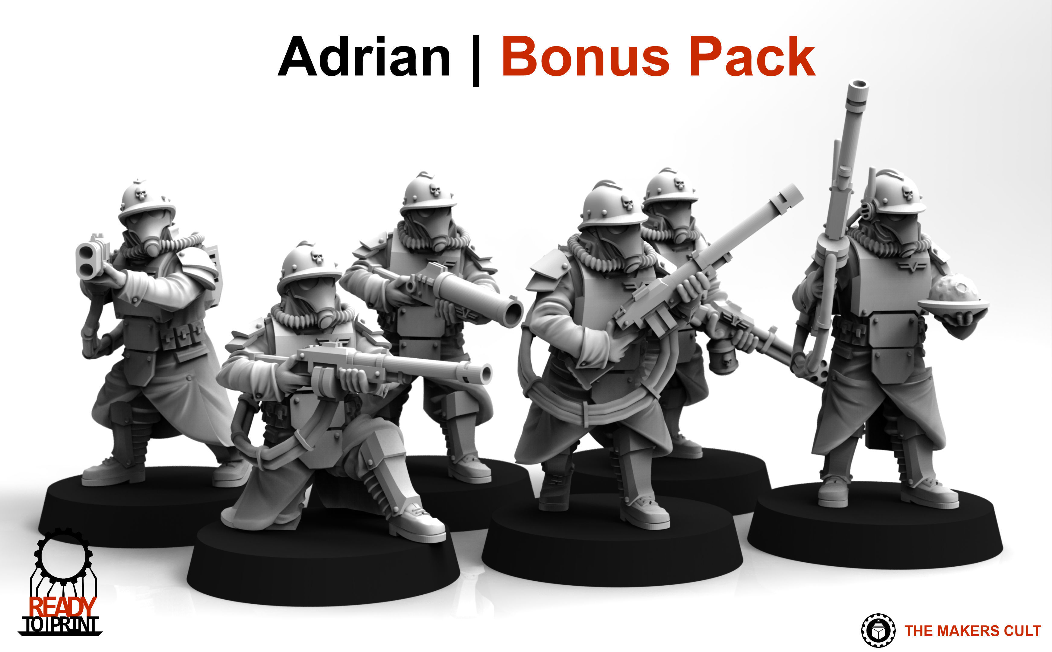 Valour Korps - Shock Infantry Builder 3D print model_1