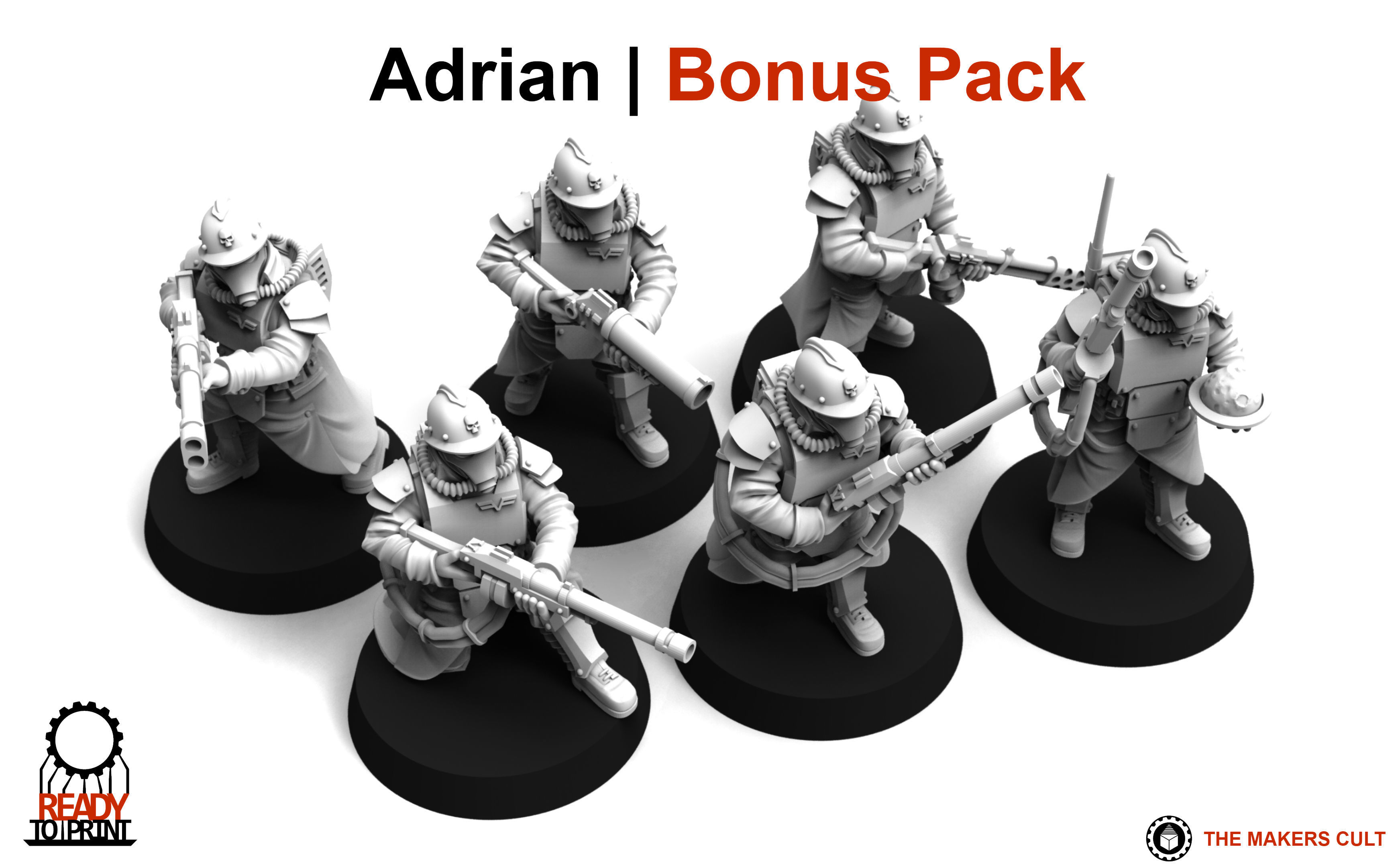 Valour Korps - Shock Infantry Builder 3D print model_2
