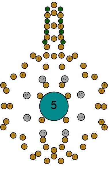 earrings with diamonds 3D print model_7