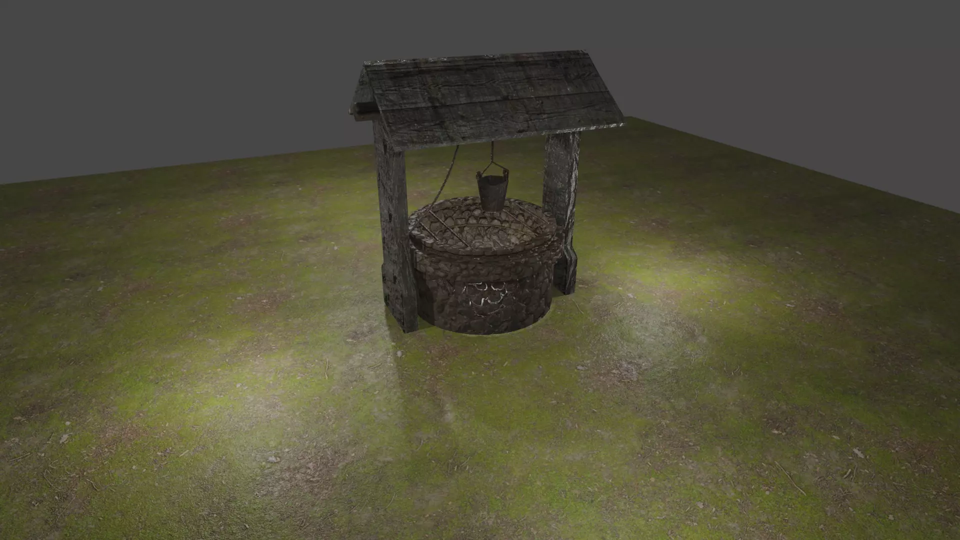 Water Well Free low-poly 3D model