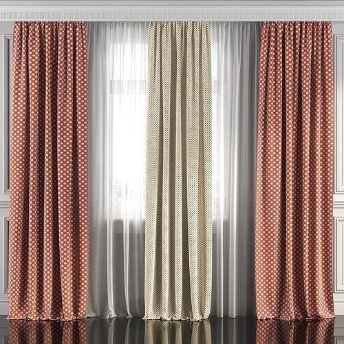 Curtain Set 194 3D model