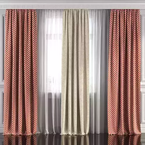 Curtain Set 194 3D model