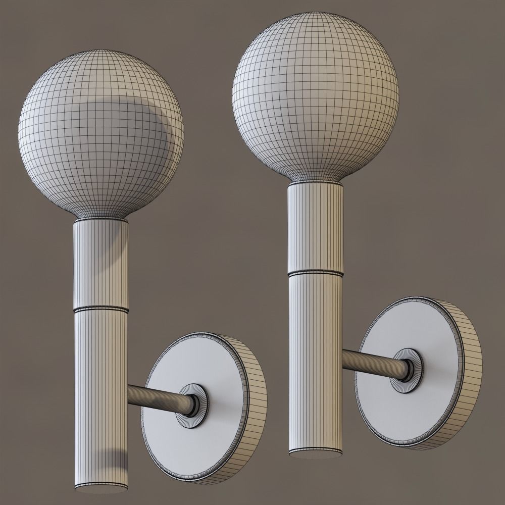 Frode Wall lamp - Loft concept 3D model_3
